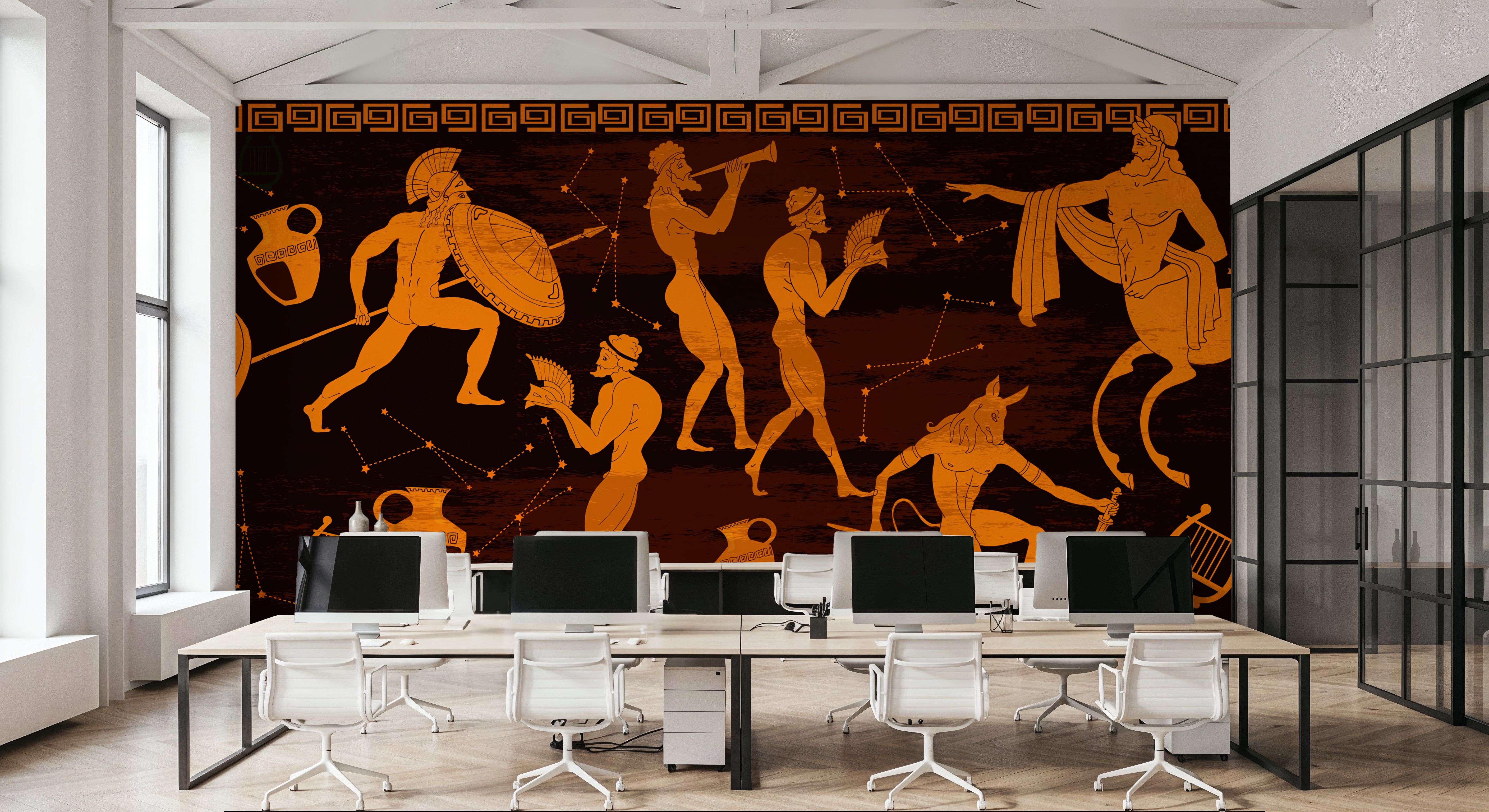 Ancient Greek Mythology Scene