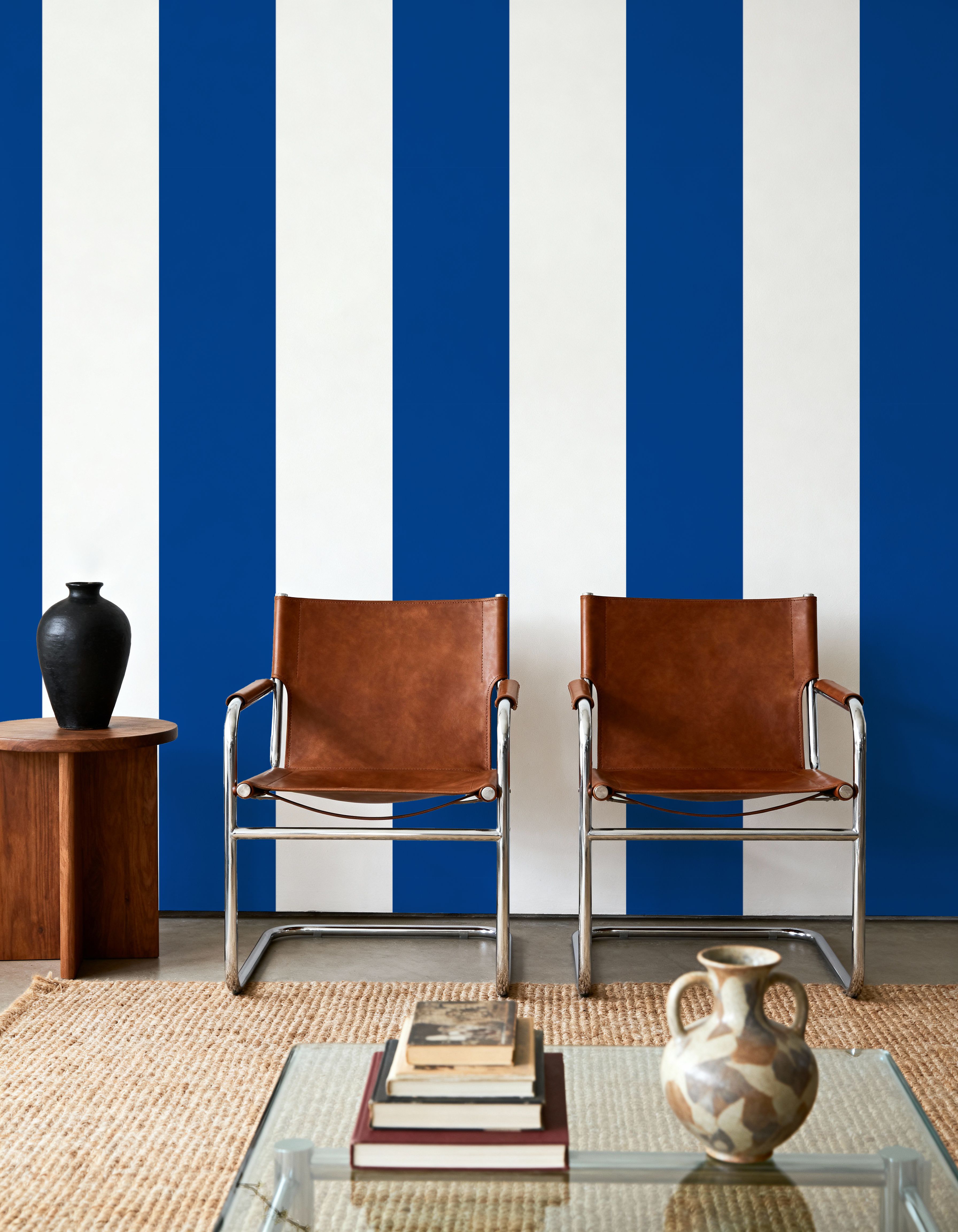 Circus Stripes, Blueberry