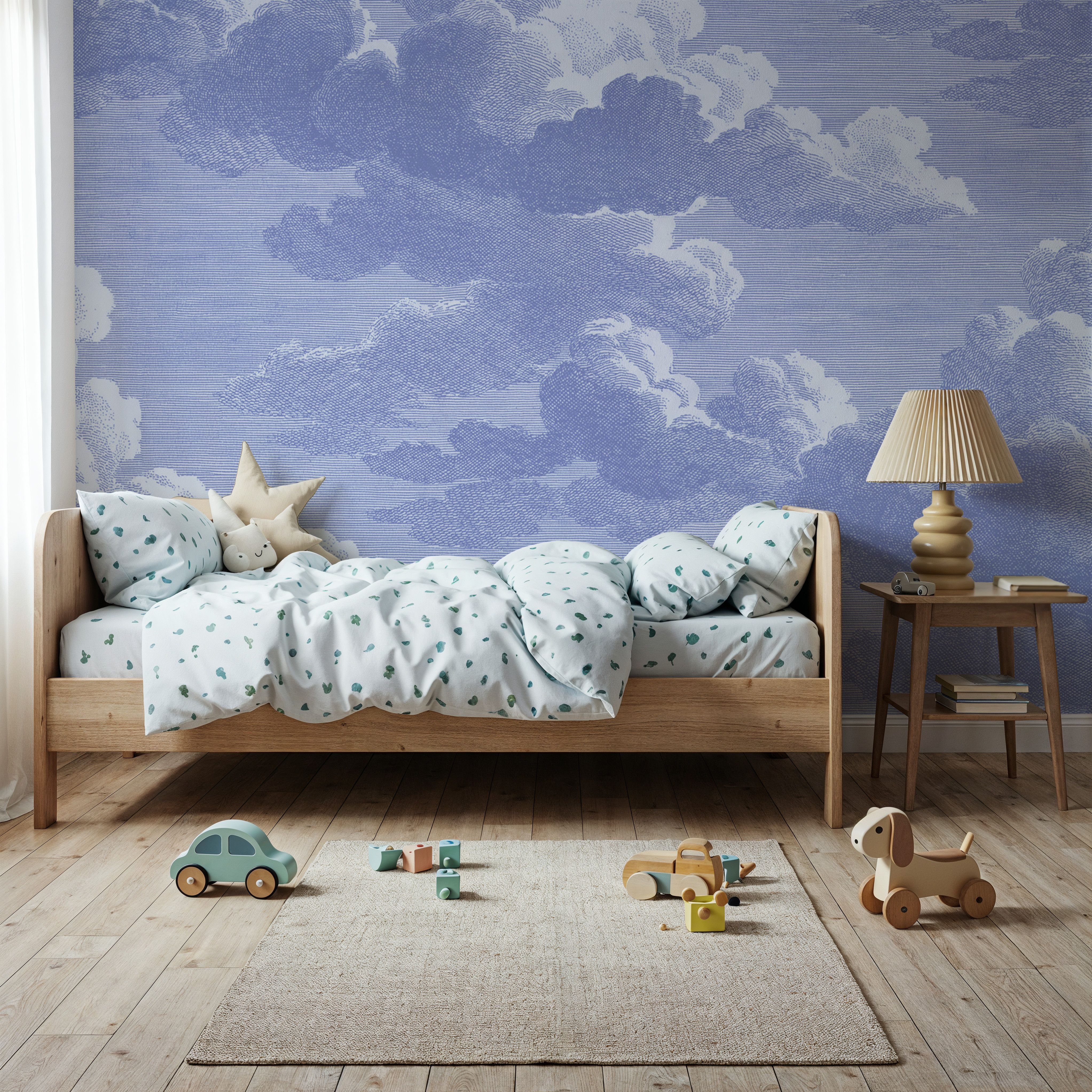 Intaglio Clouds, Periwinkle