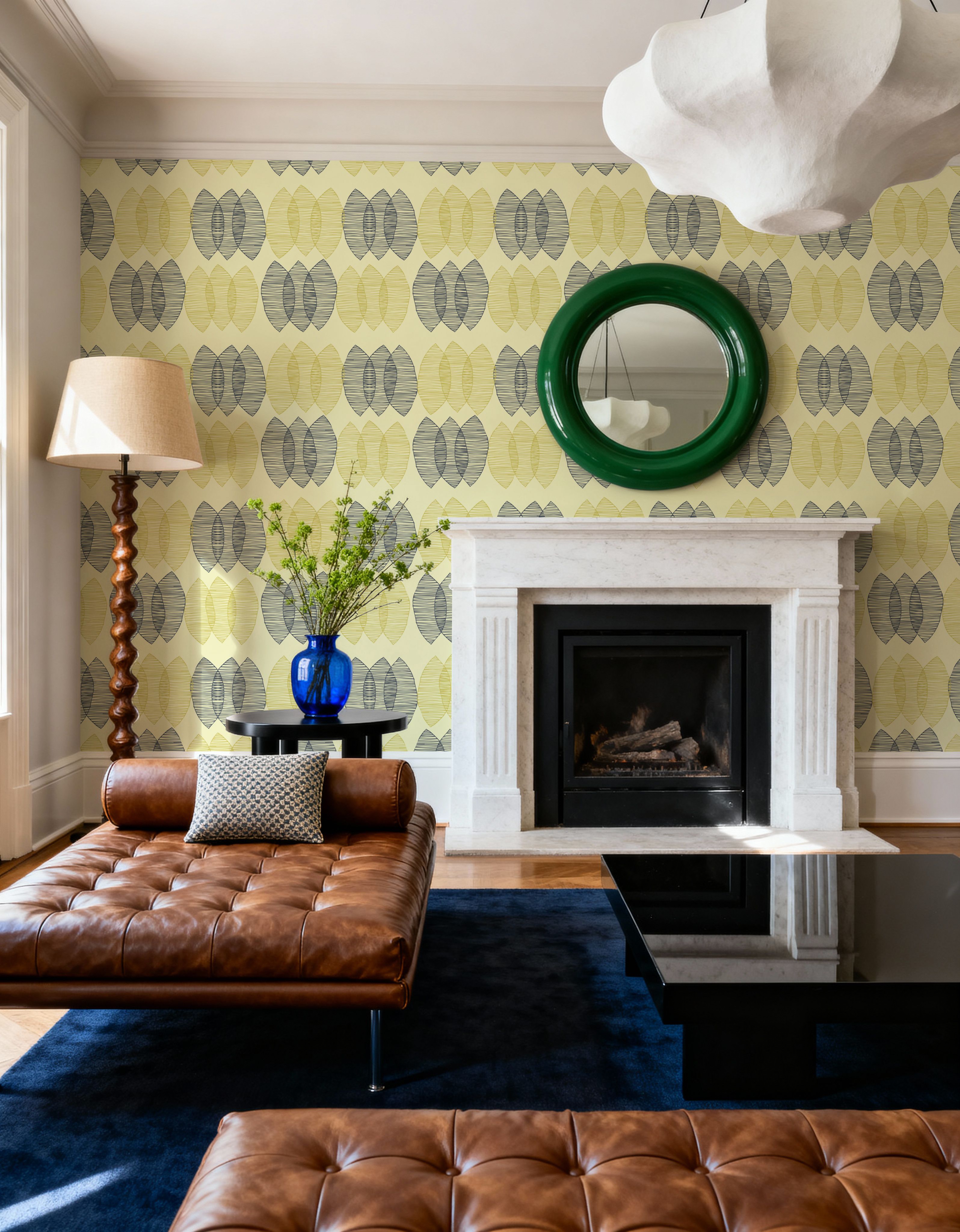 Jump Leaves, Wallpaper