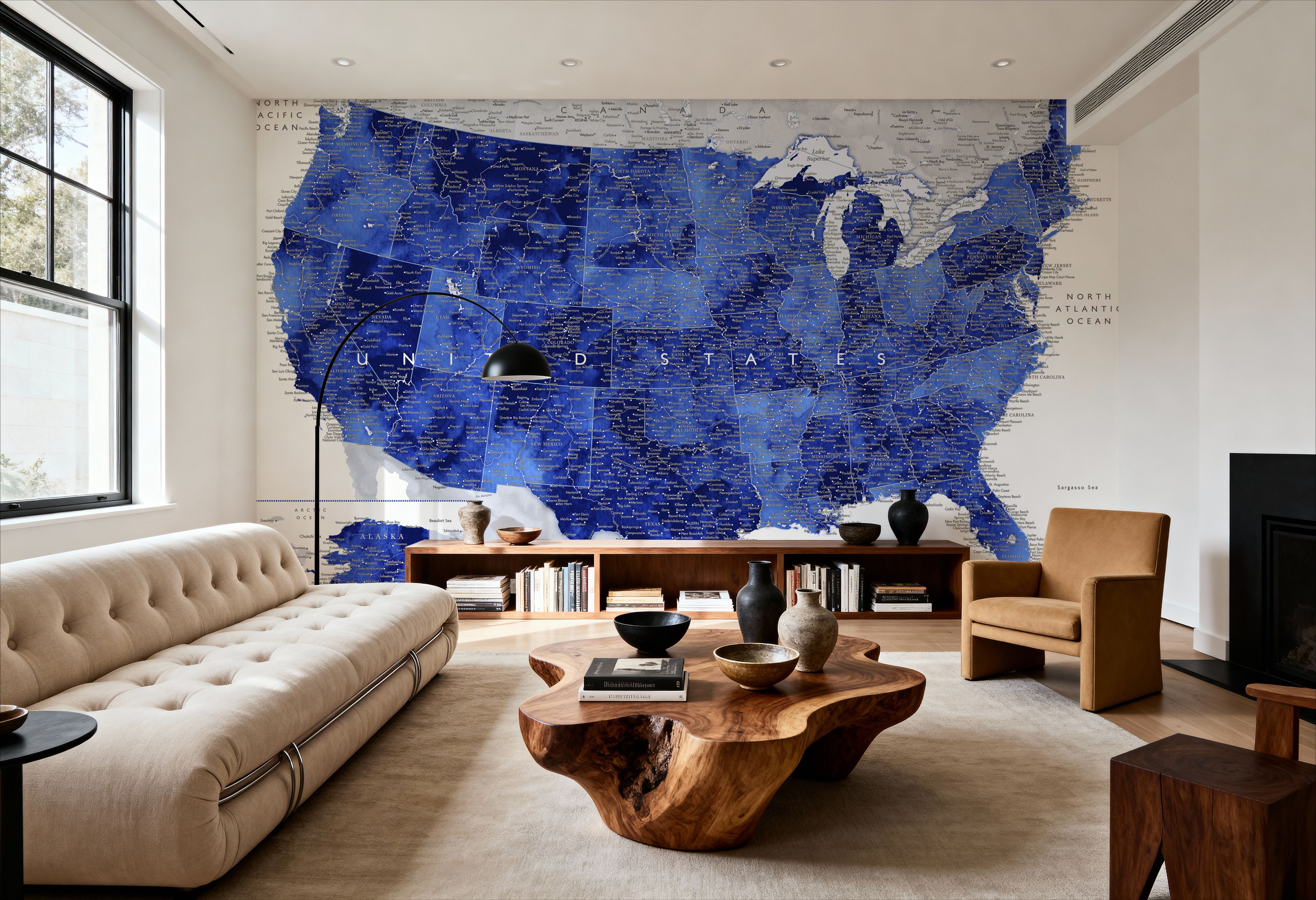 US Map Detailed - Gulzar