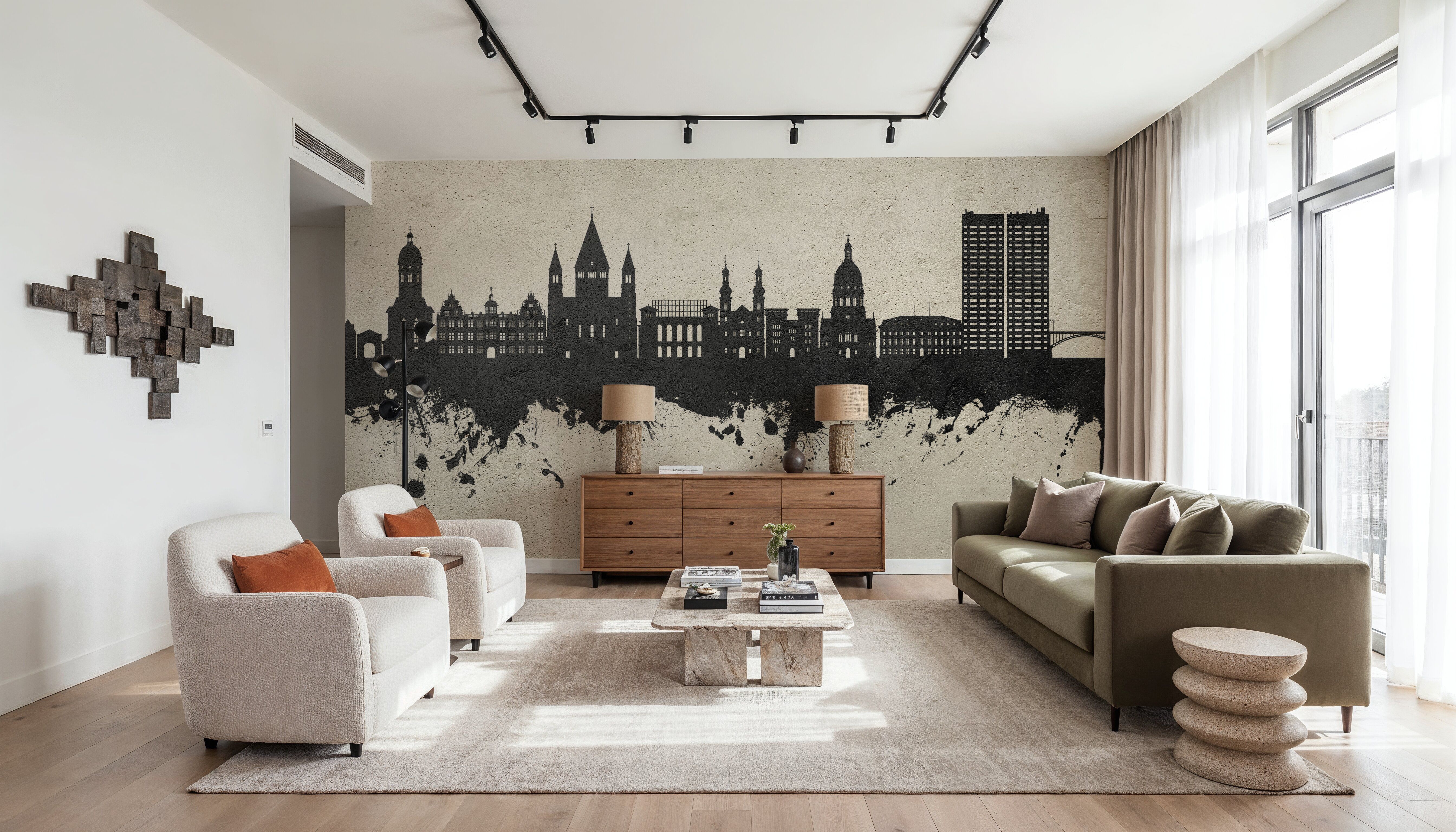 Mainz Germany Skyline Concrete