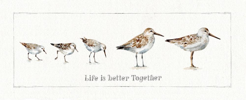 Pebbles and Sandpipers I