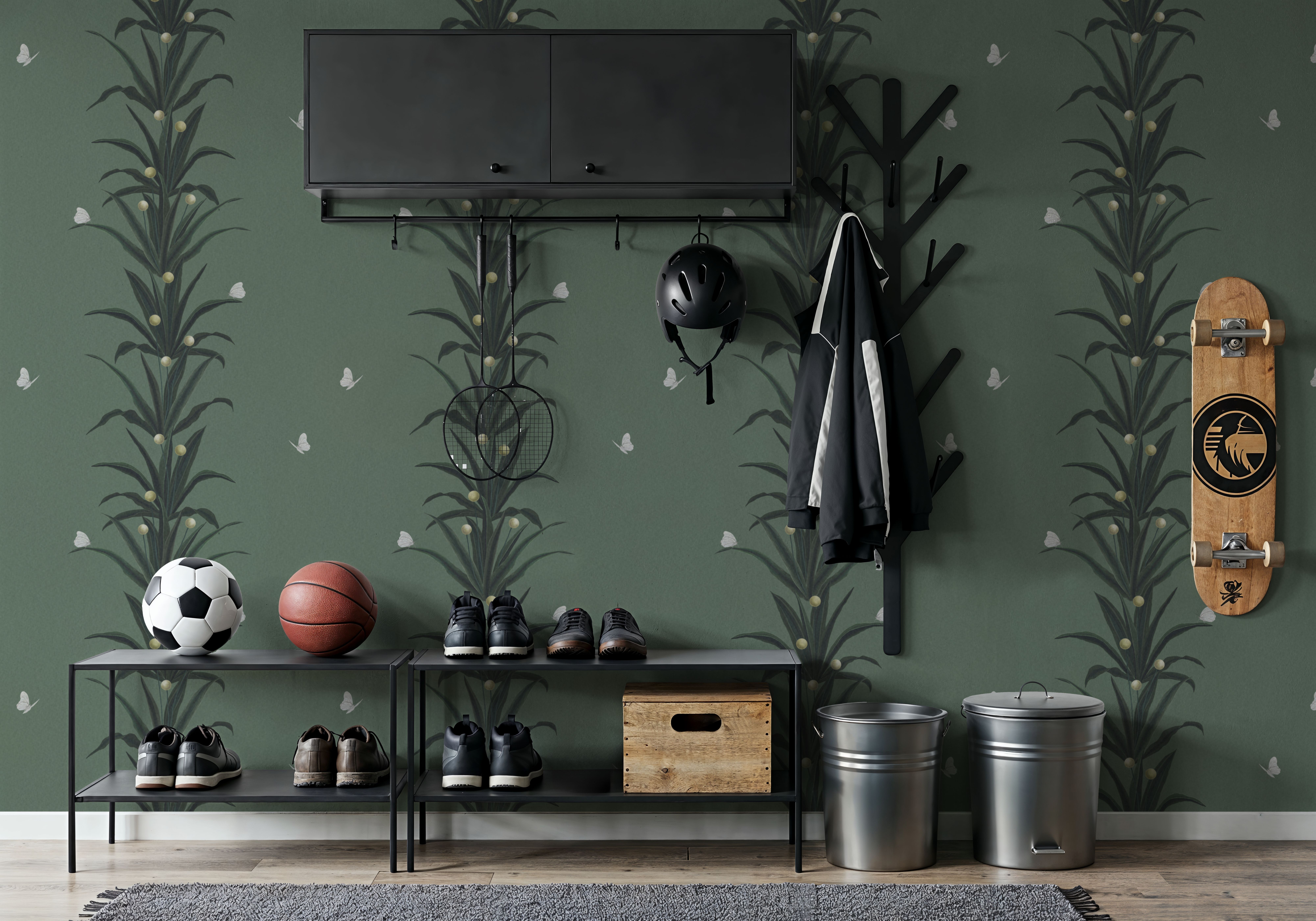 Foliage & Butterflies - Sage