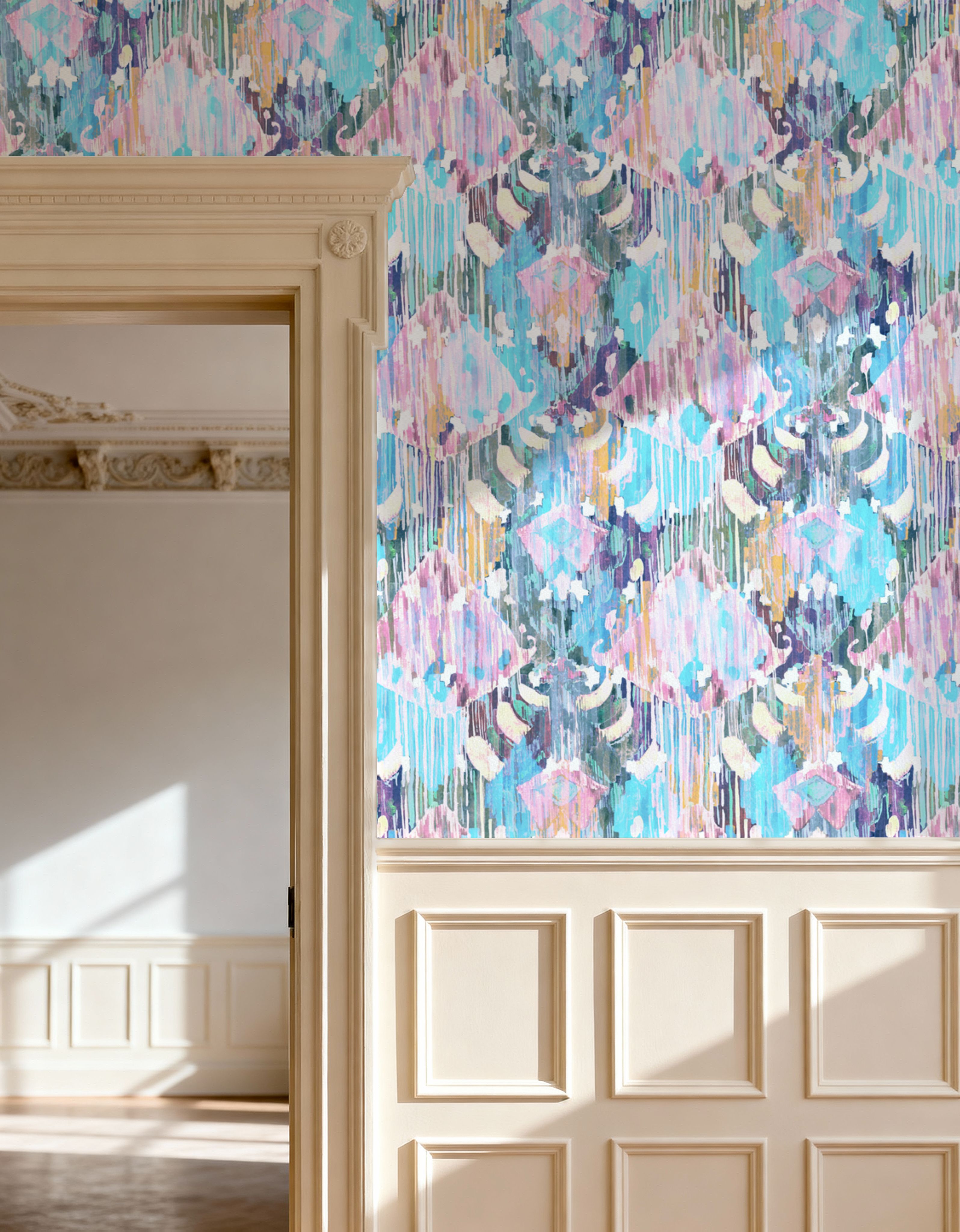 Vibrant Purple Ikat