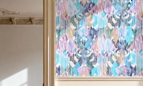 Vibrant Purple Ikat