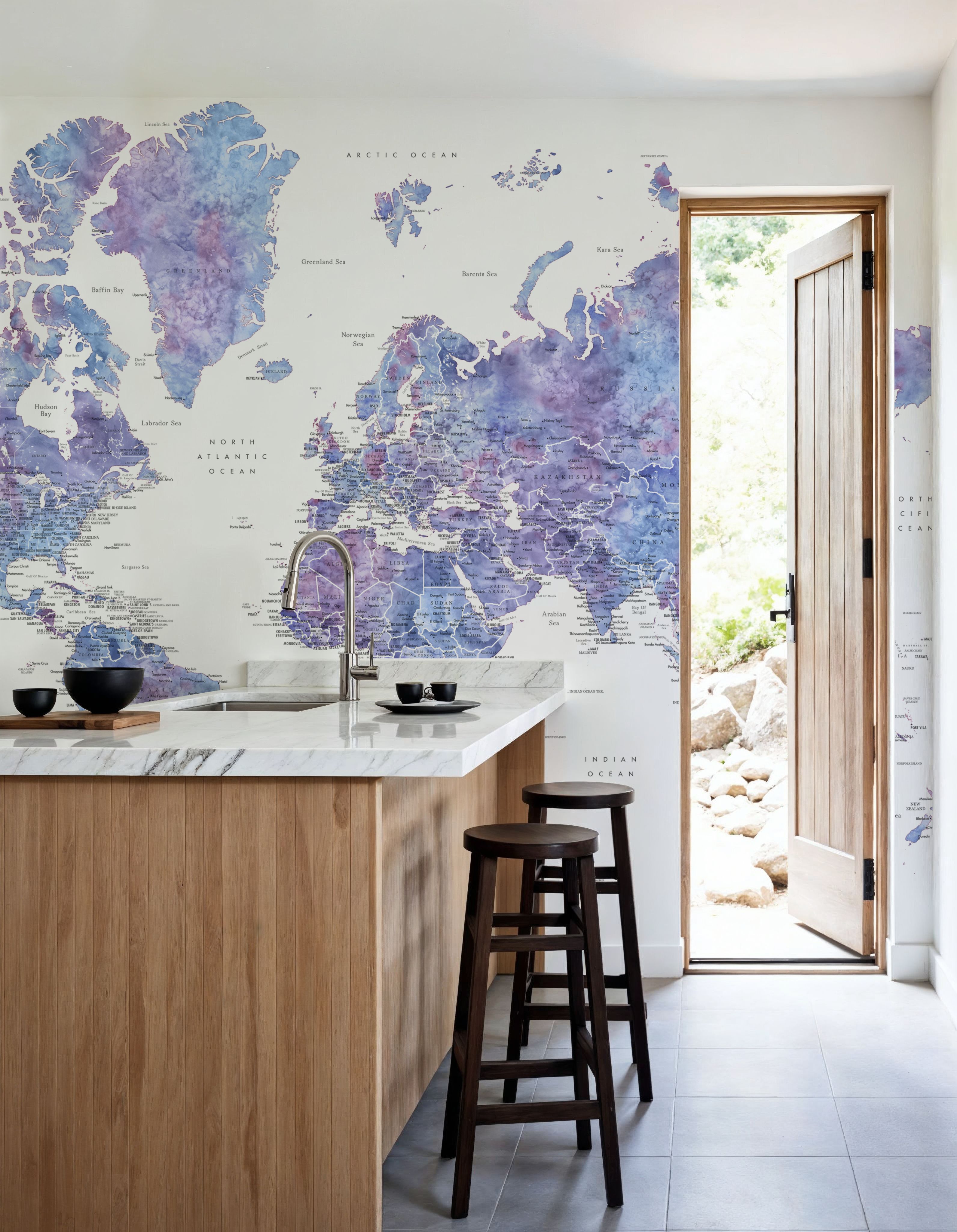 World Map Cities - Raul