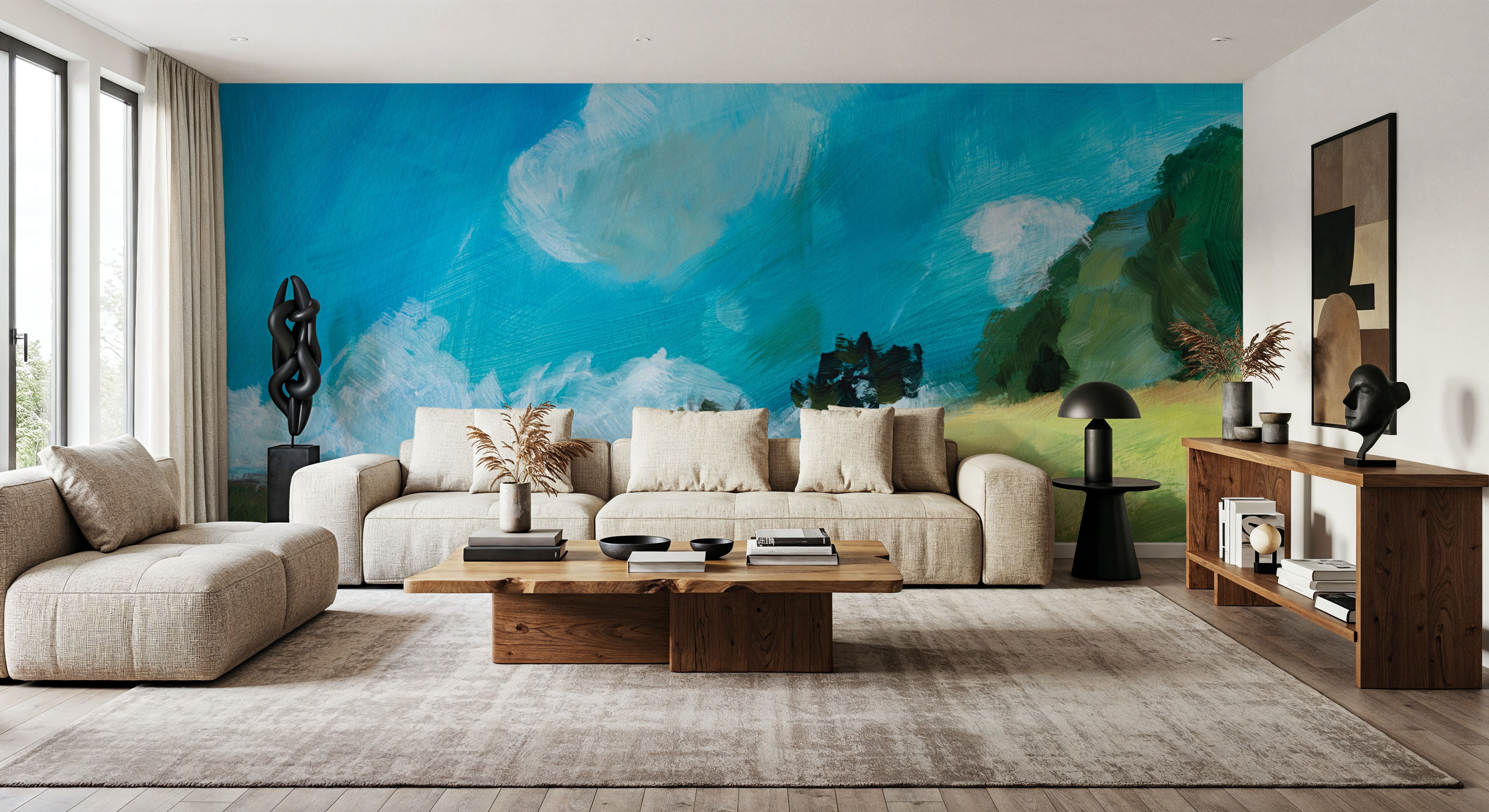 August Clouds Study, Wallpaper