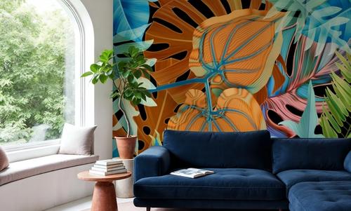 Stylish Tropic Mural