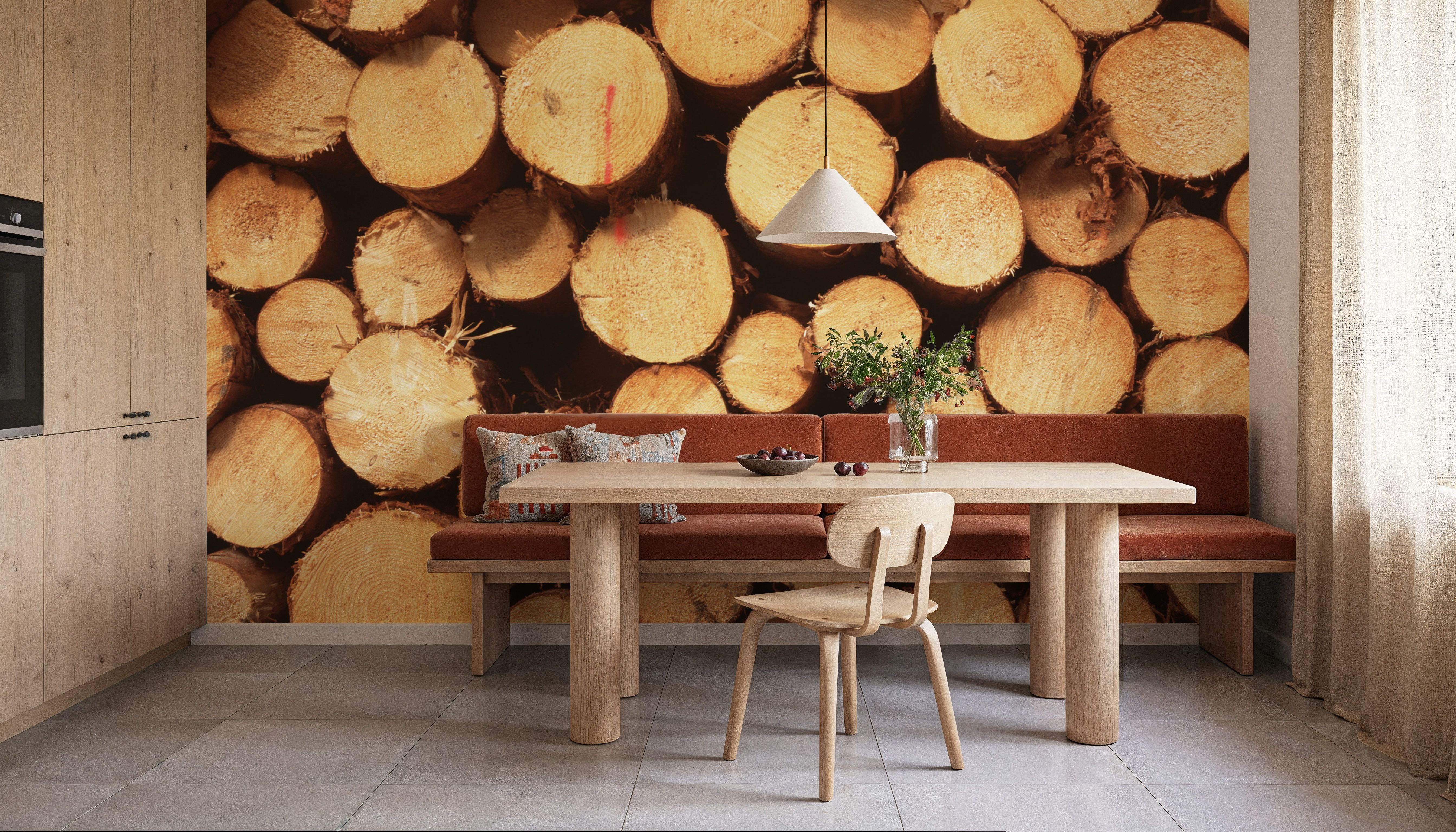 Timber Rounds, Wallpaper