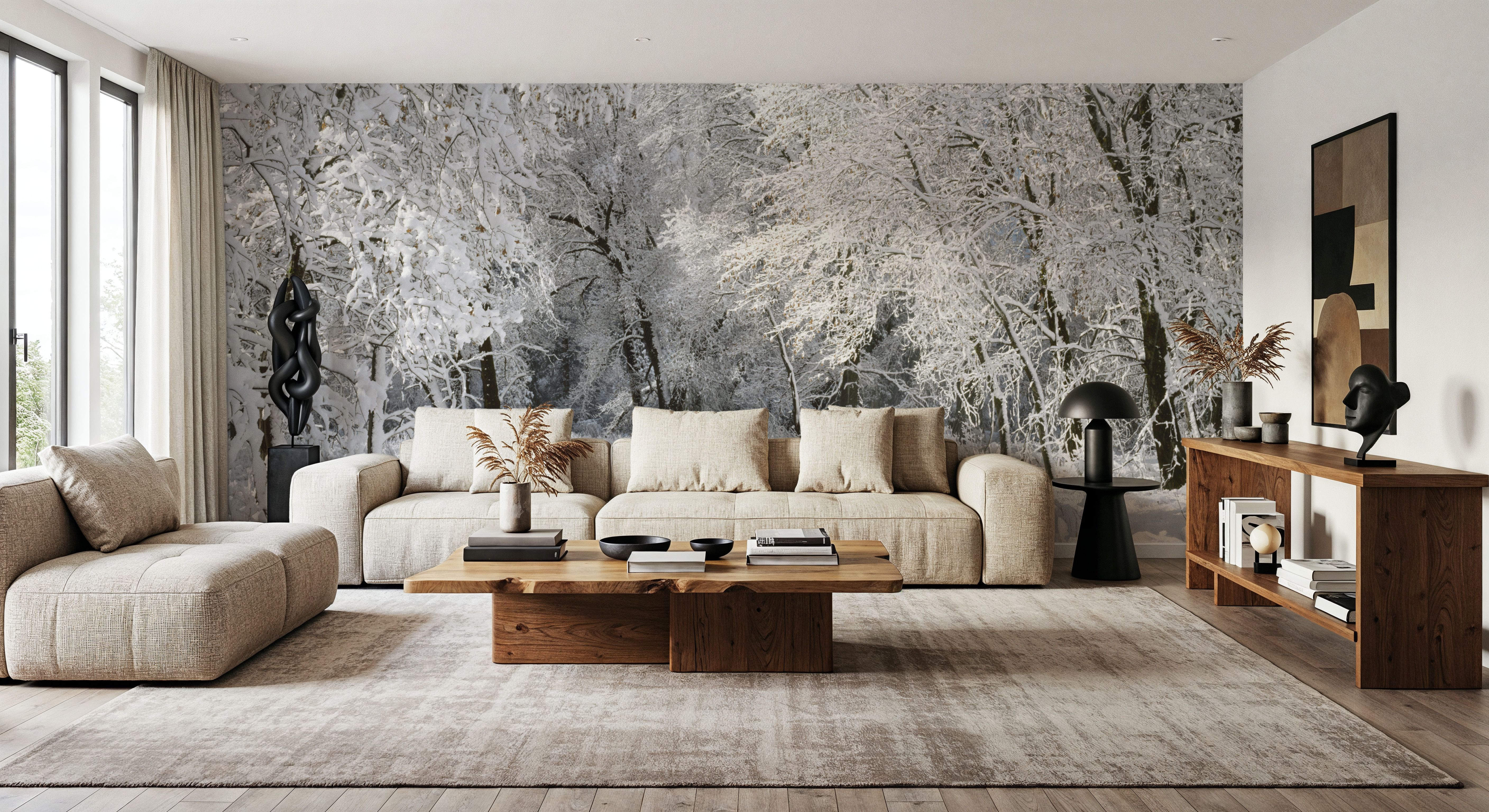 Frost-Laden Forest