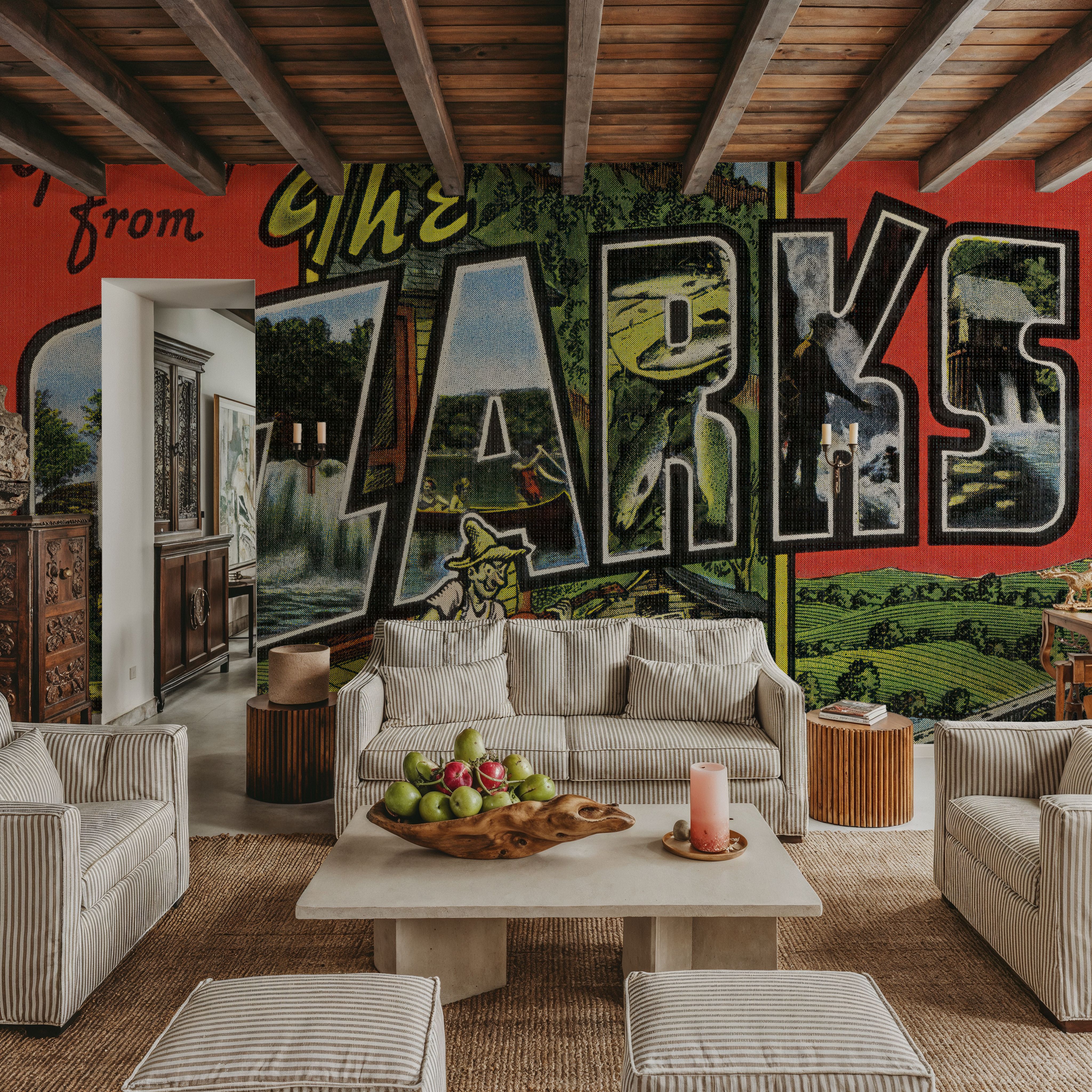 Greetings from The Ozarks - Screenprint Postcard