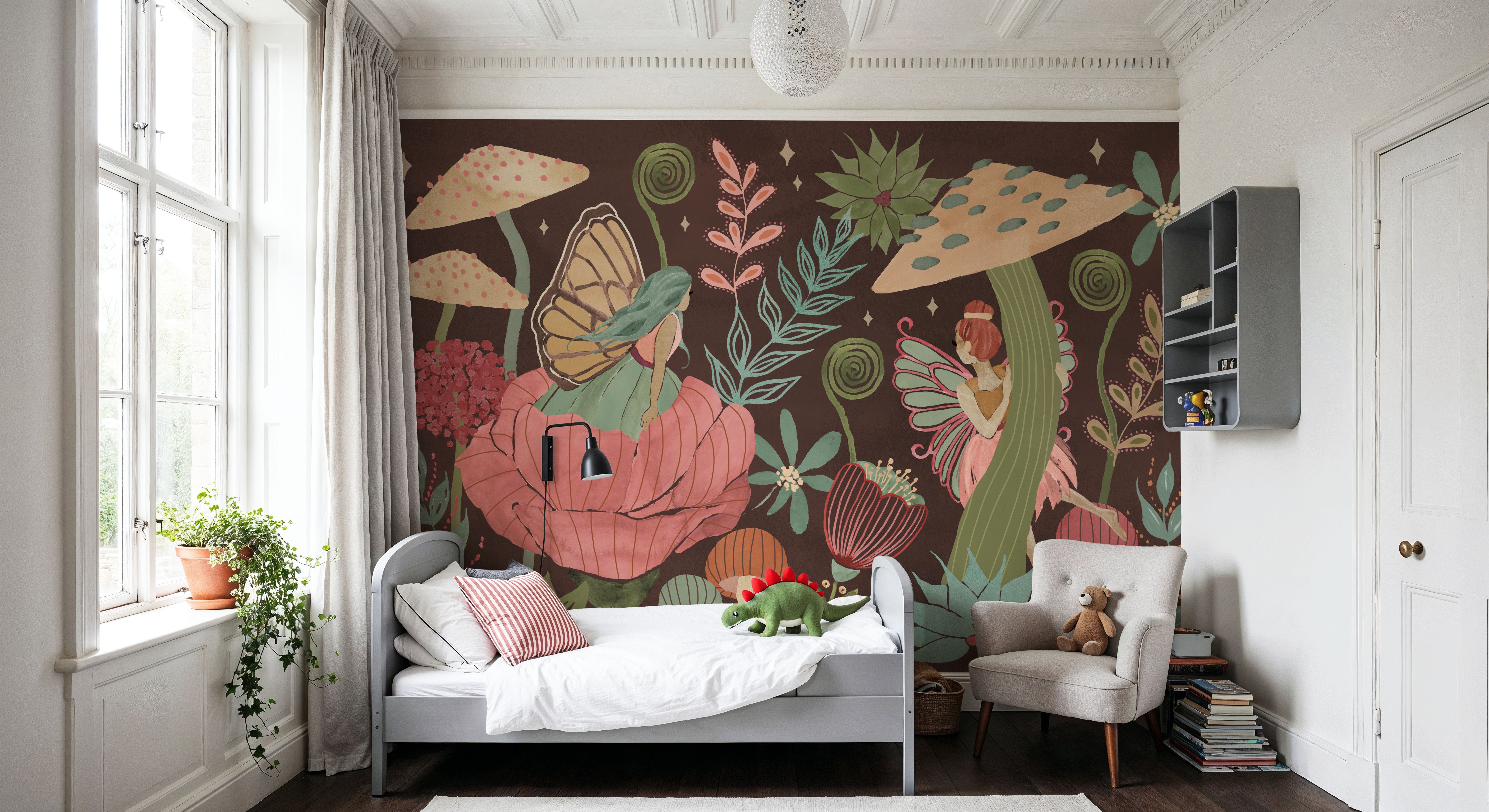 Floralscape Fairies I Dark