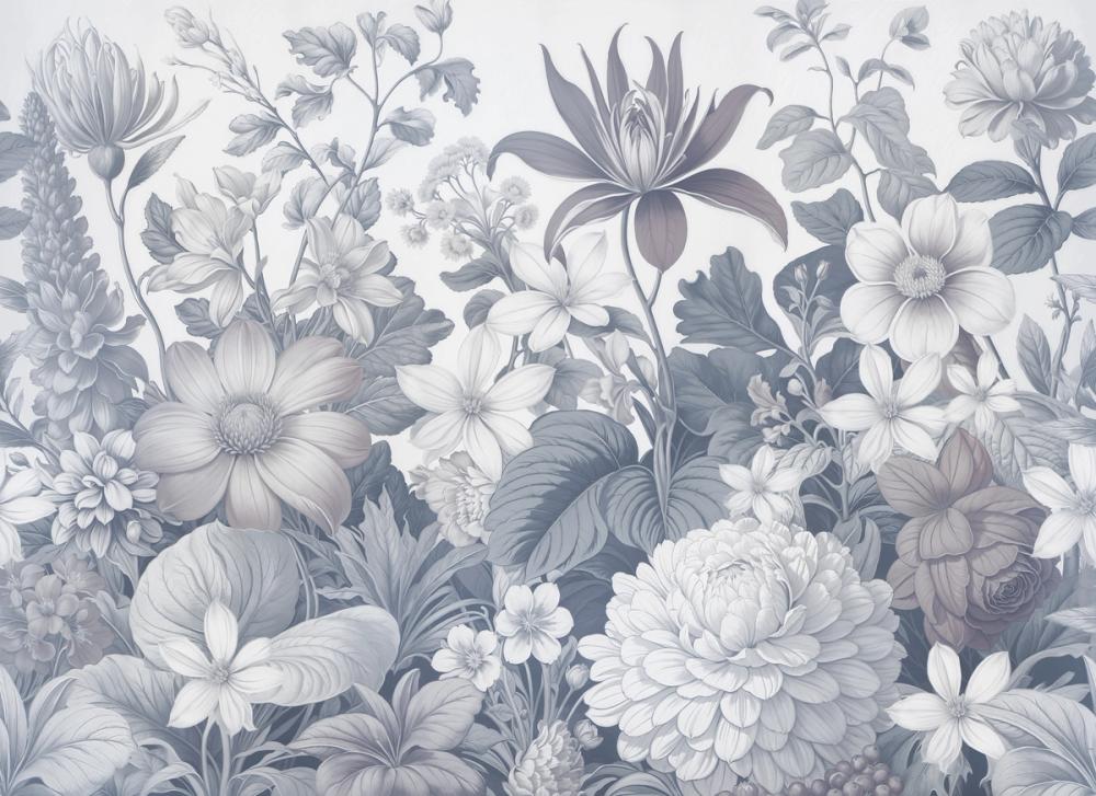 Dahlia Days, Ice Blue