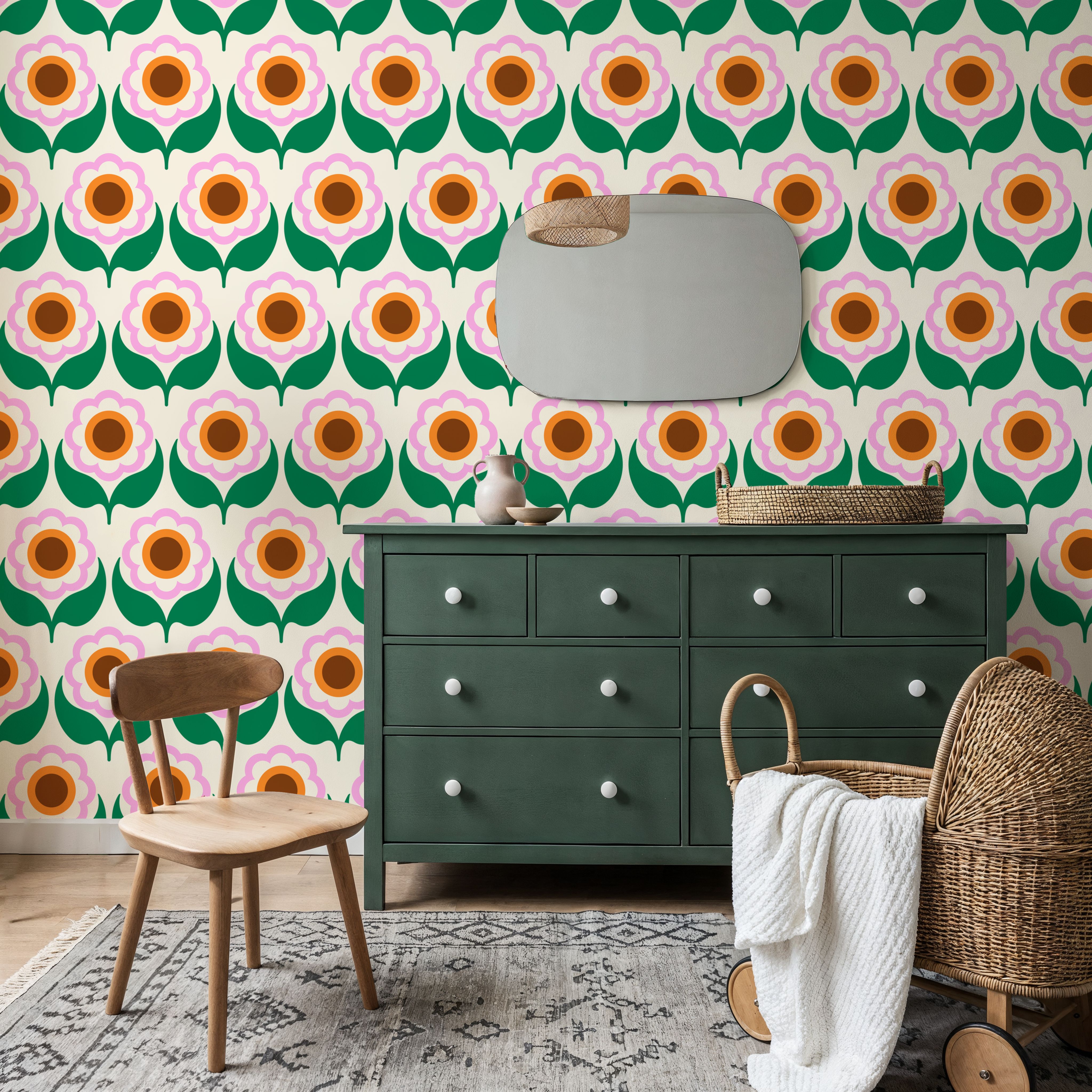 70's Fun Flowers, Spring