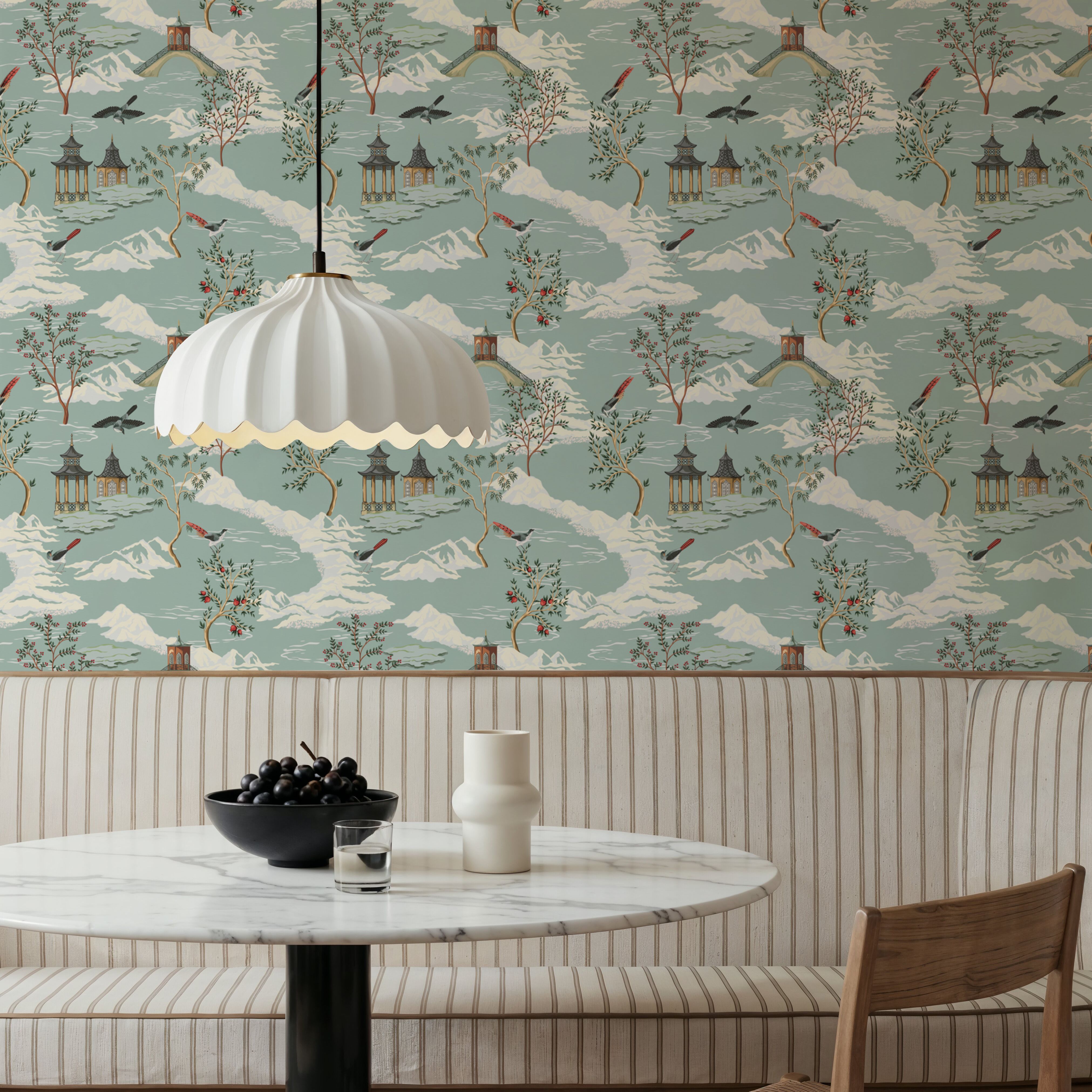 Temple Garden, Carte da parati