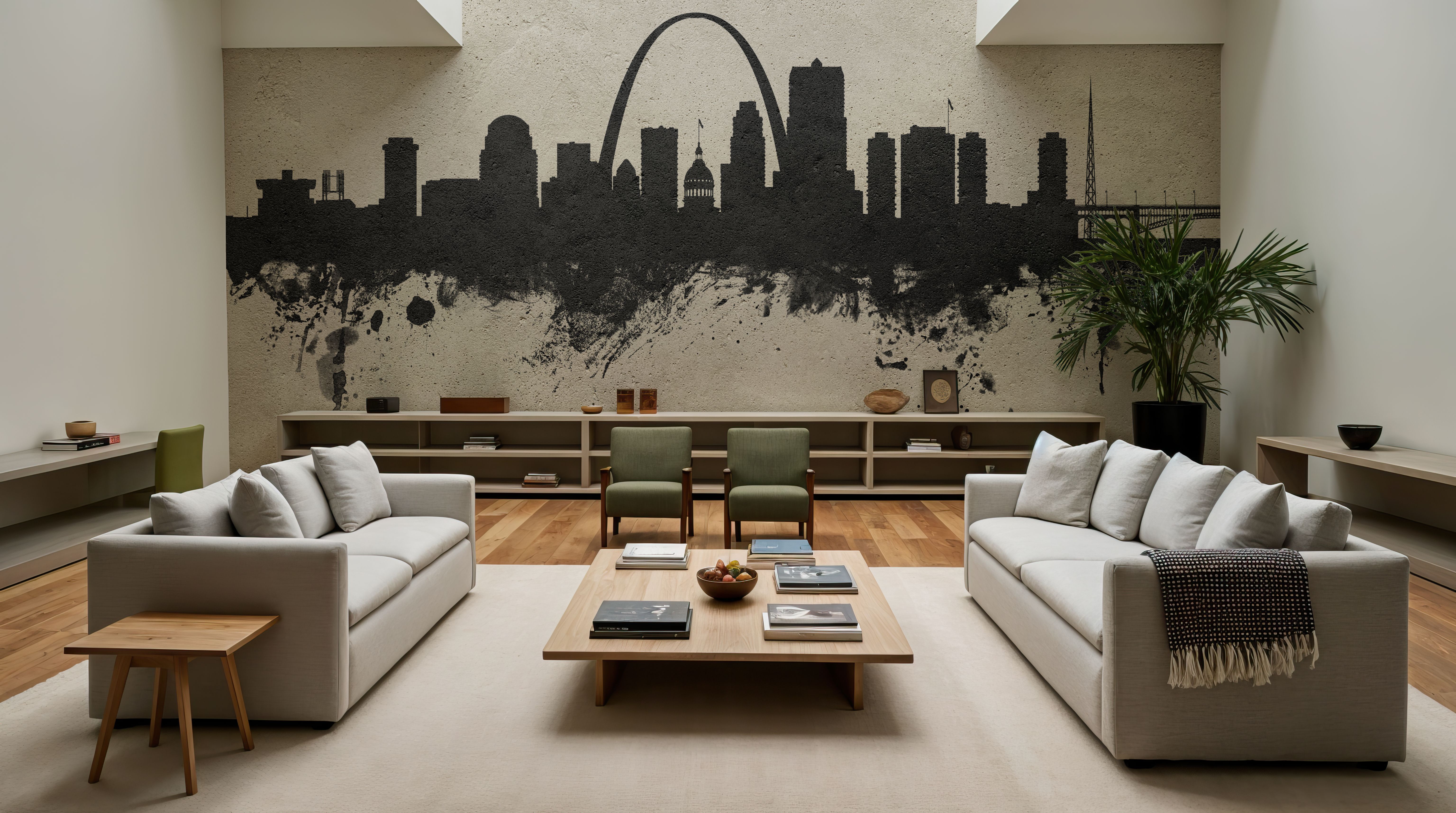 St Louis Missouri Skyline Concrete