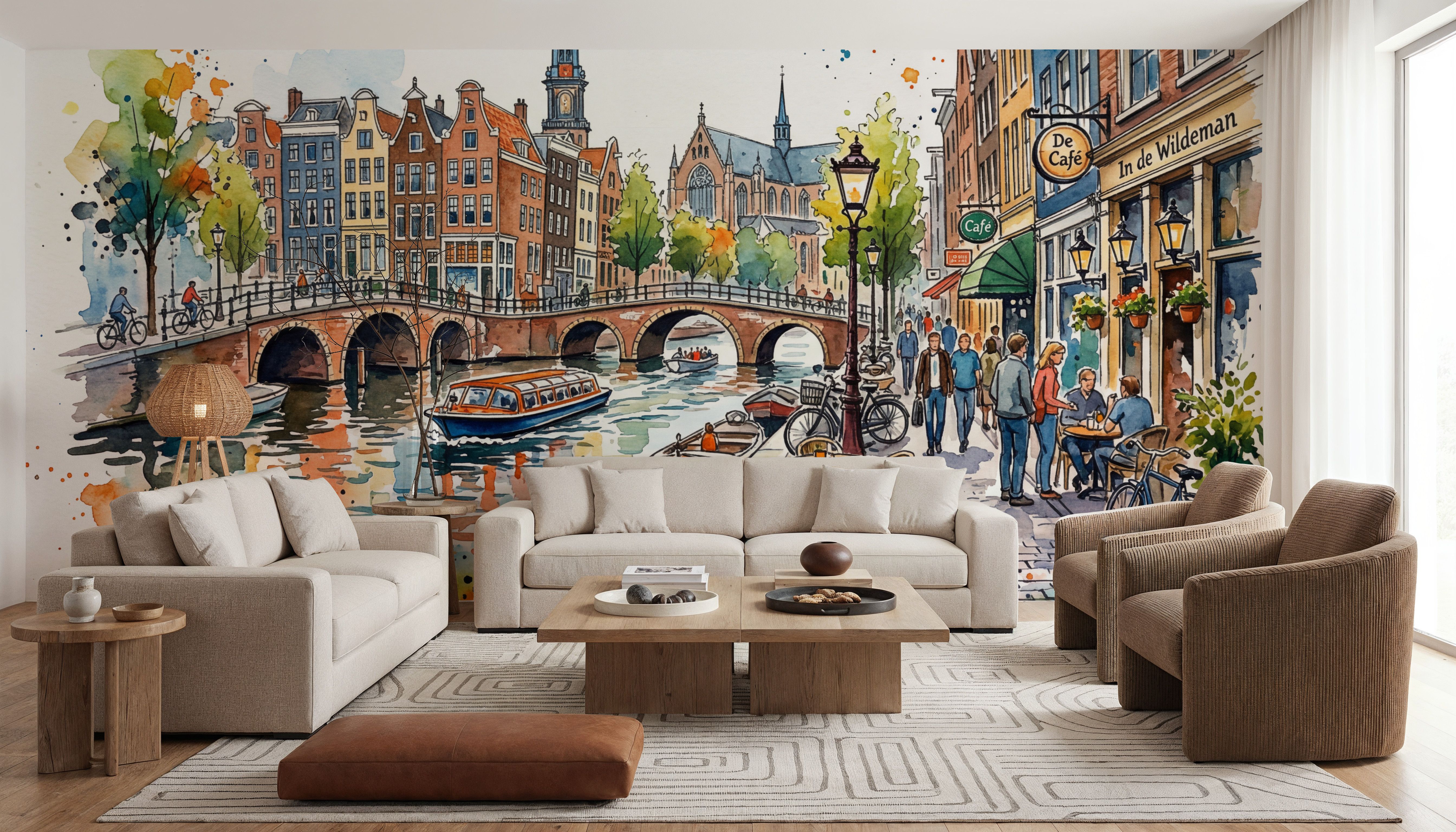 Amsterdam - Watercolor City Series
