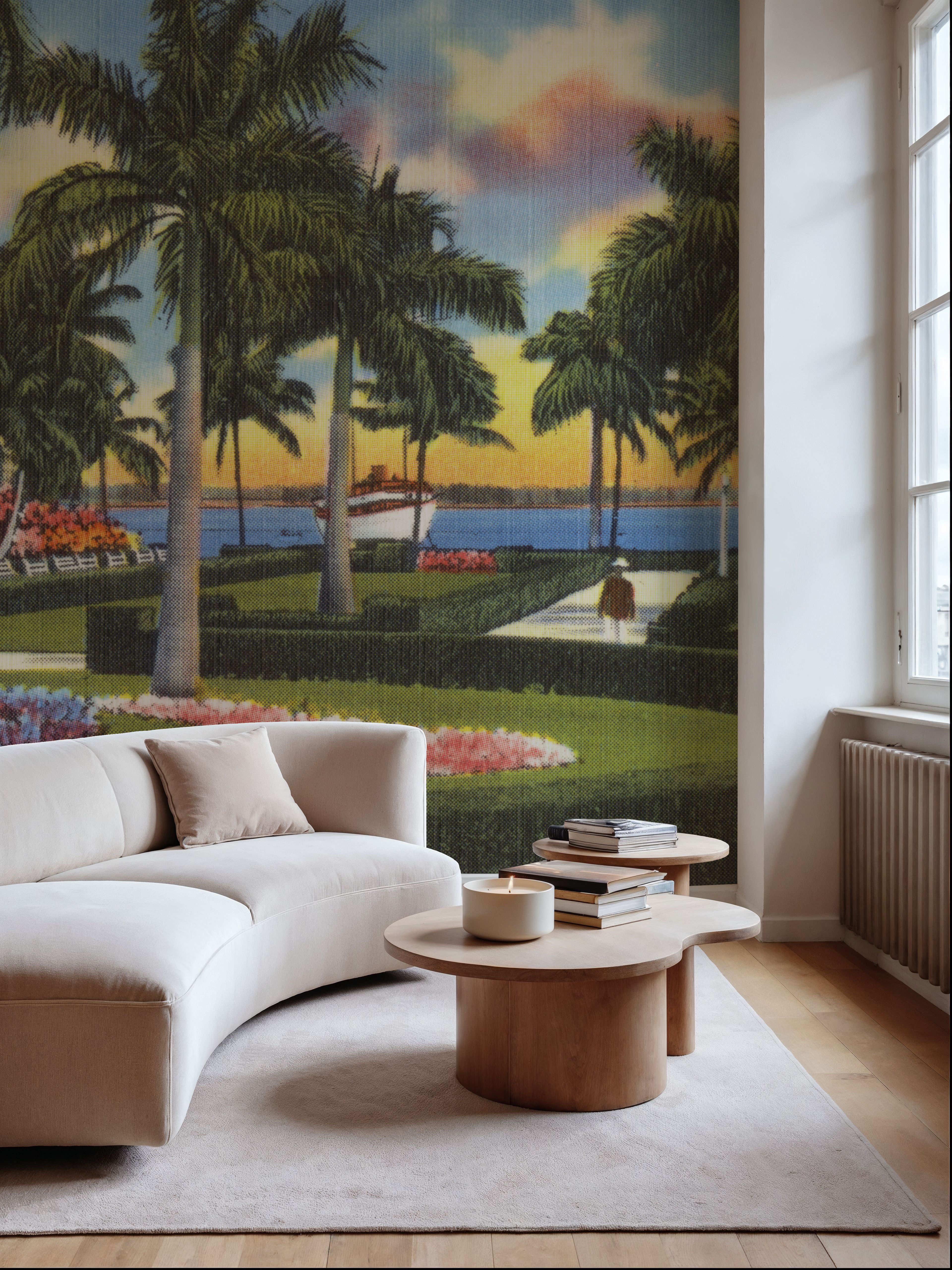 Florida Park - Screenprint Postcard