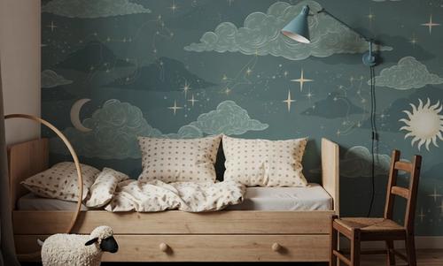 Moonlit Constellations, Steel Teal