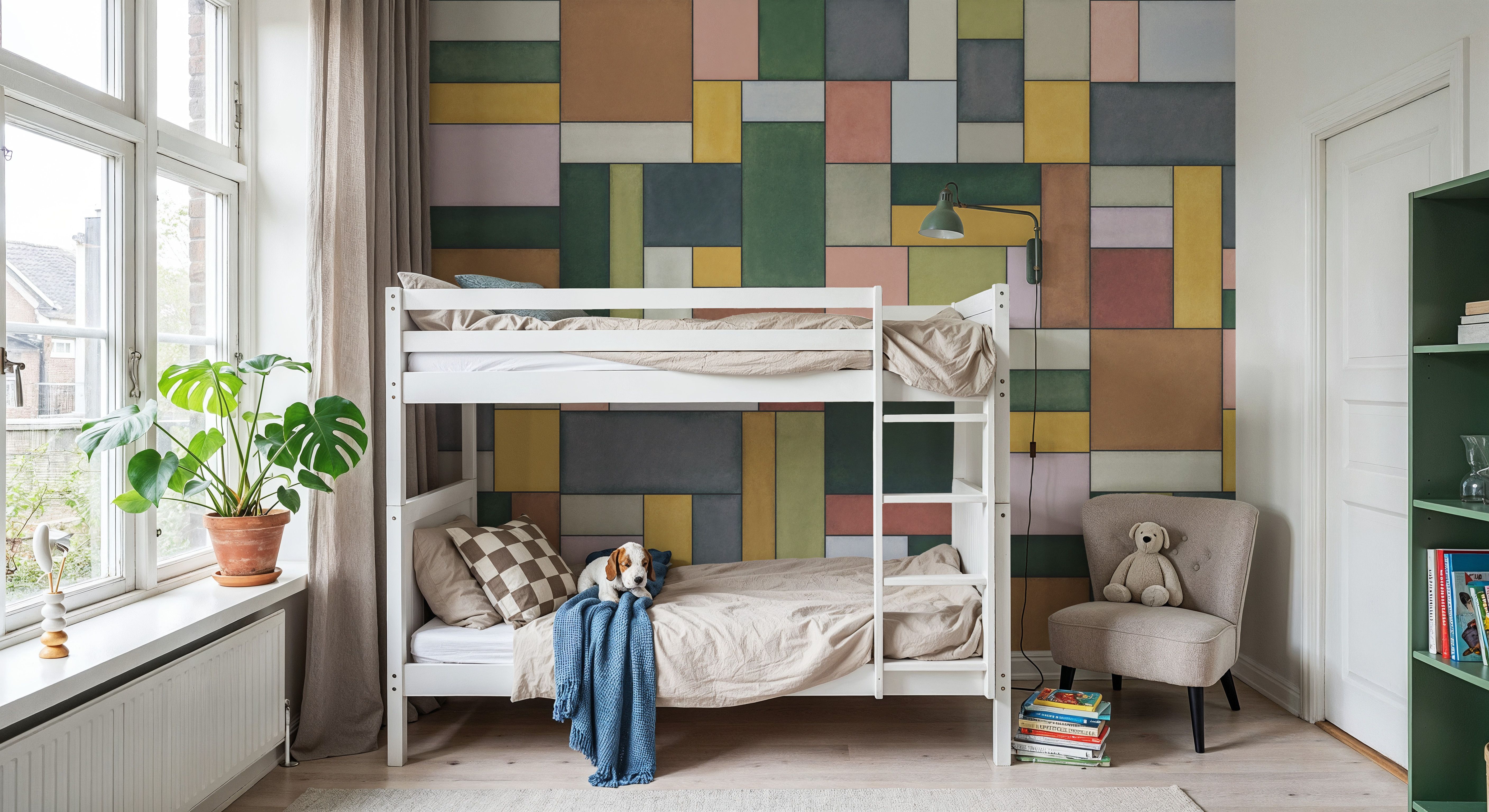 Spectrum Blocks, Candy Jar, Wallpaper