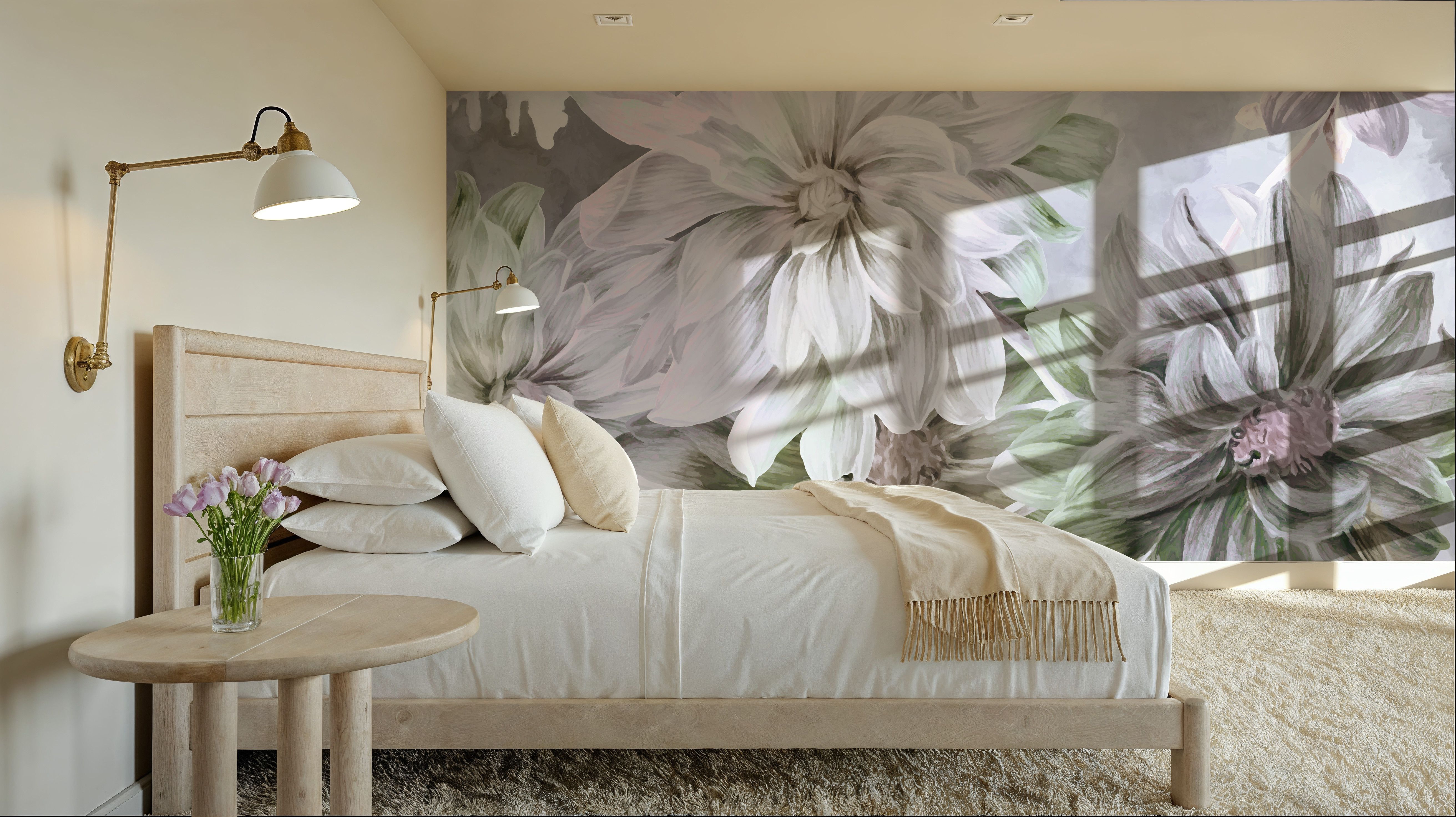 Focus on the Dahlia Light Green