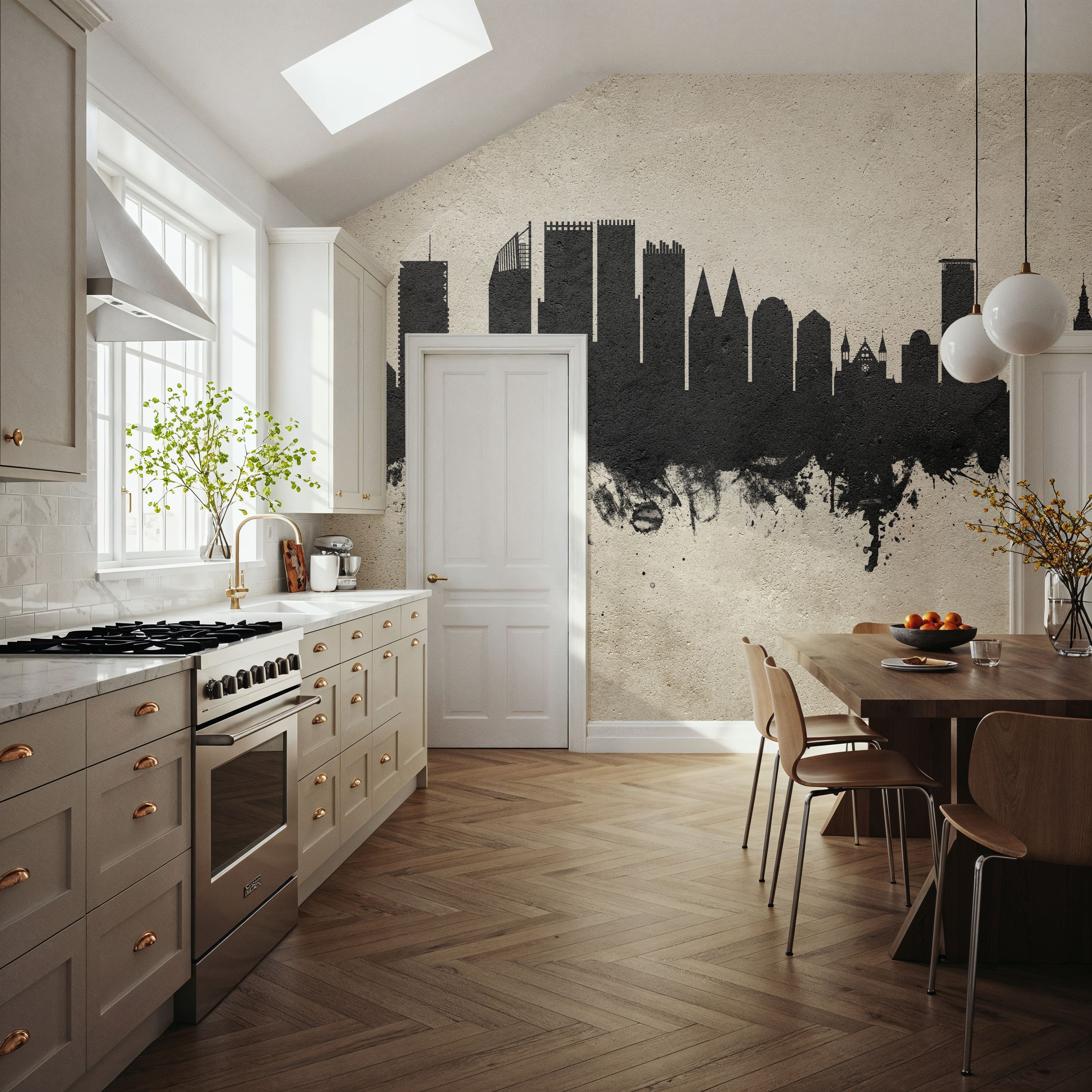 The Hauge Netherlands Skyline Concrete