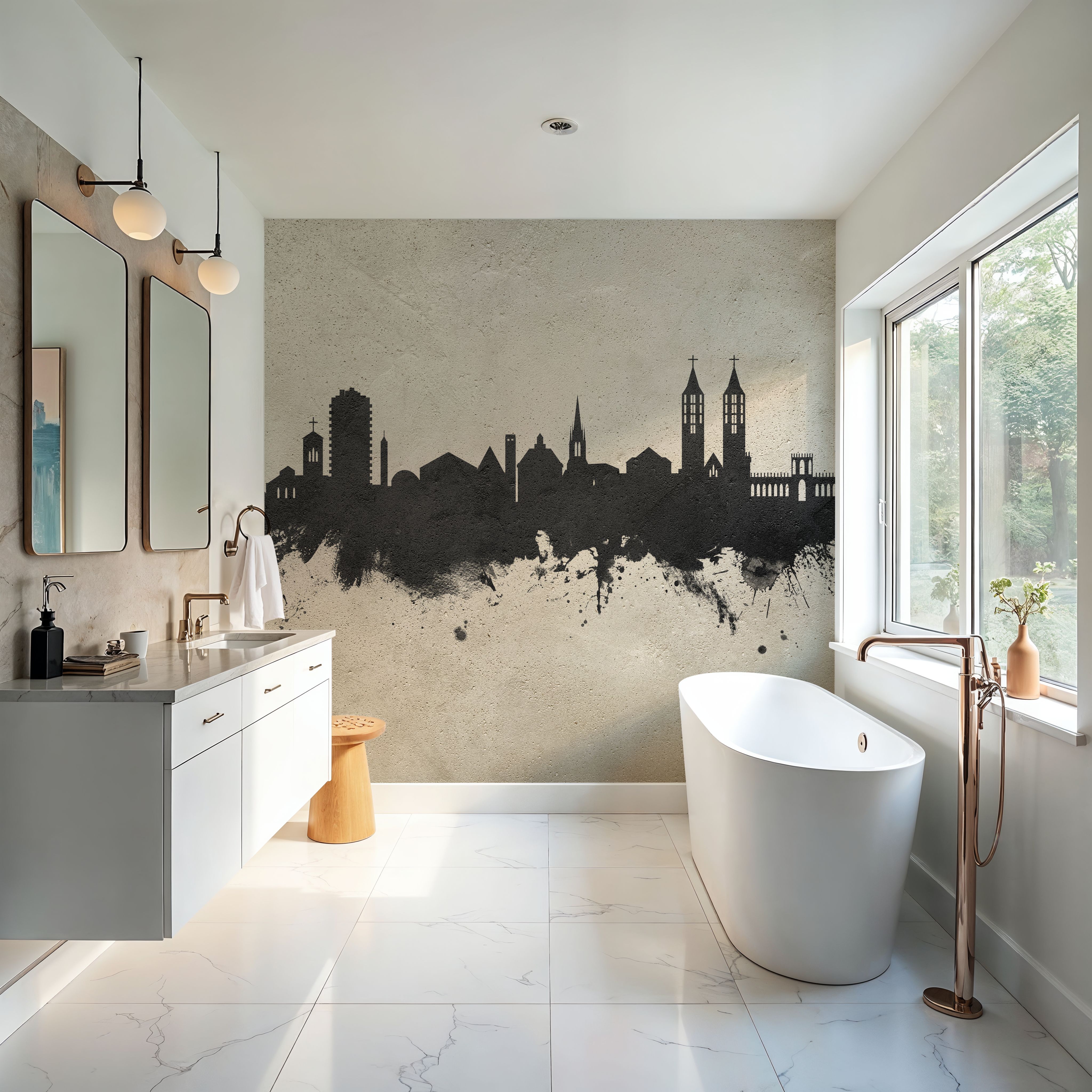 Kassel Germany Skyline Concrete