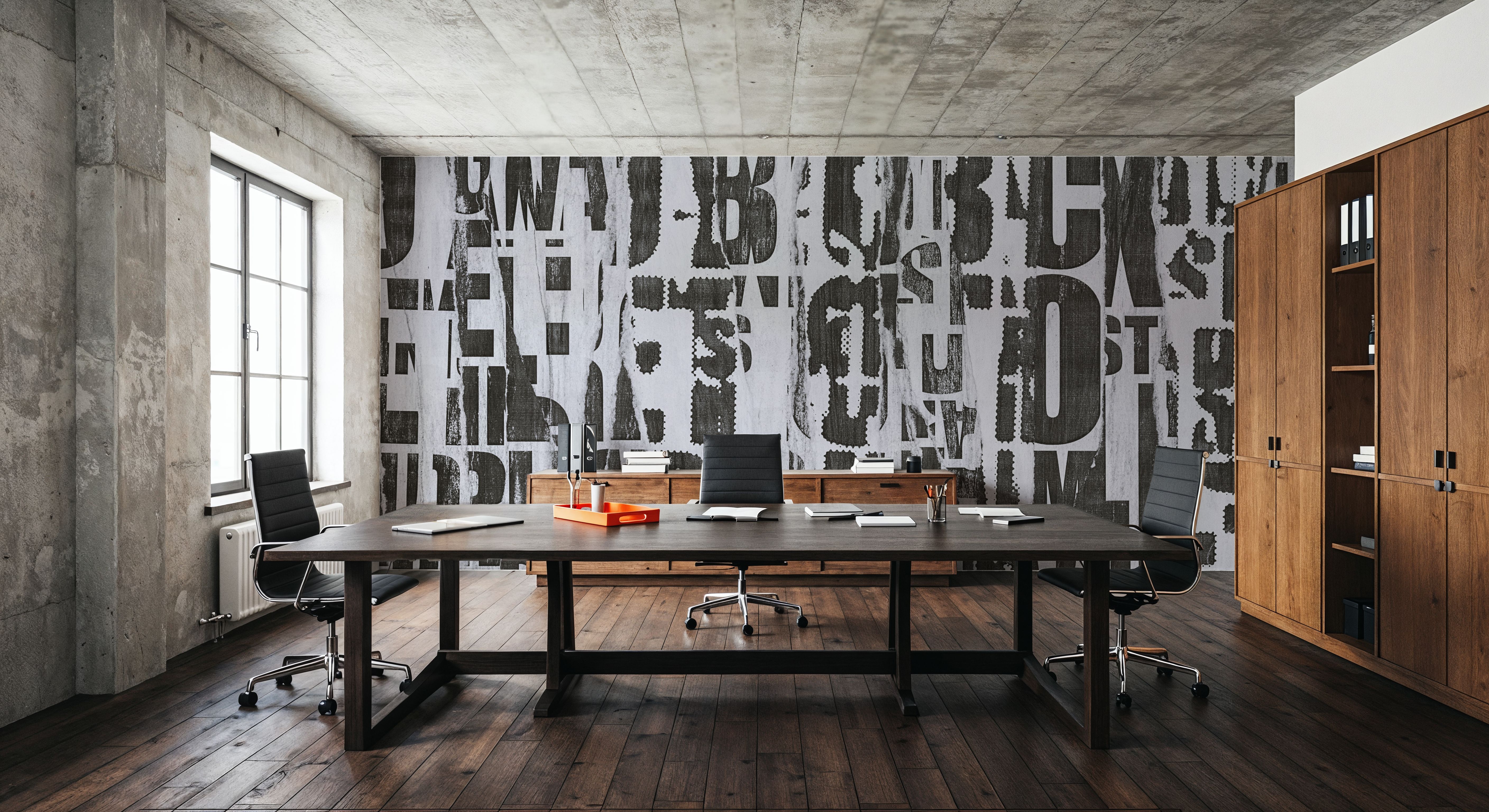 Letterpress Vintage Newspaper Collage, Grunge