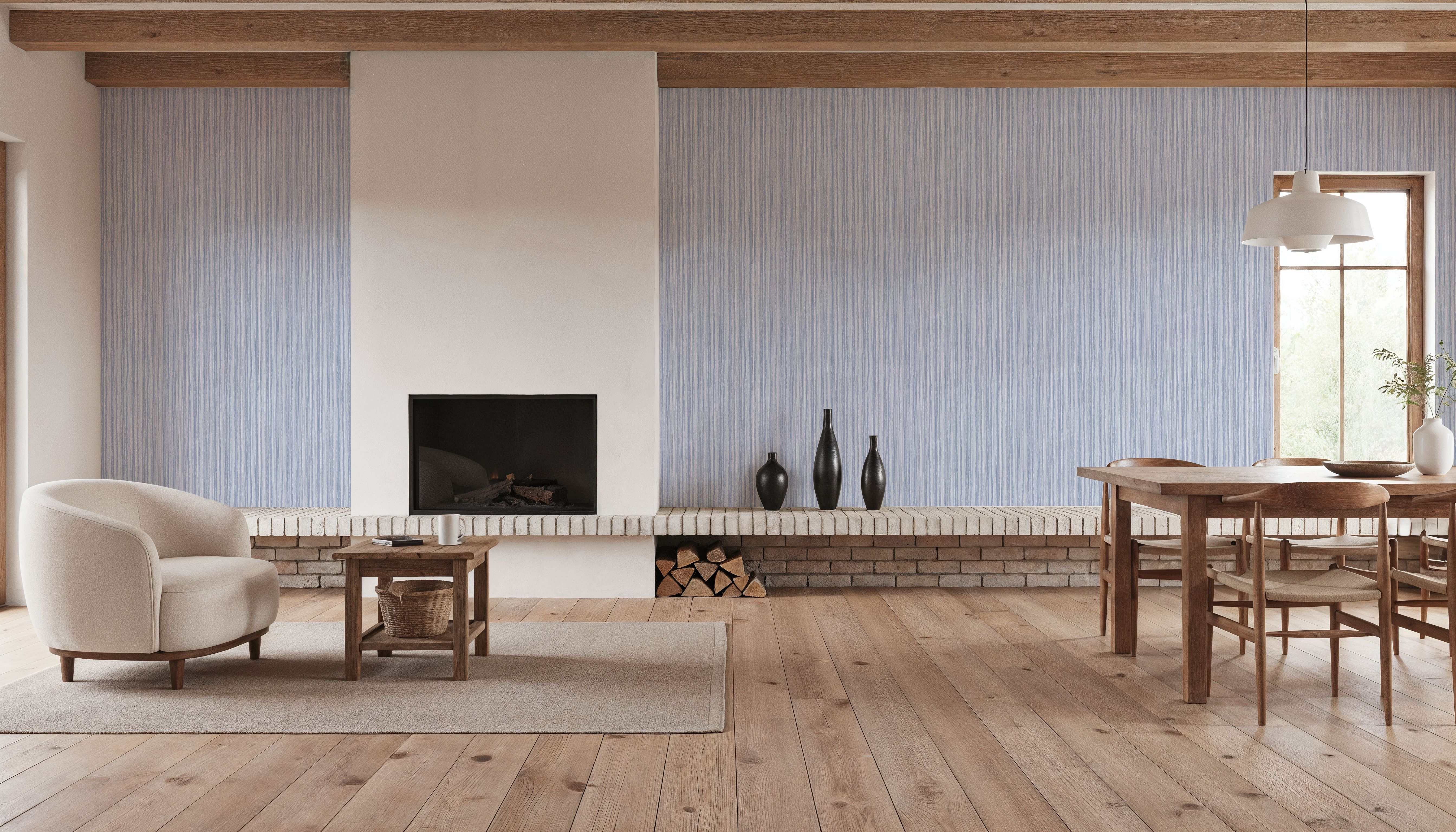 Textured Lines, French Blue