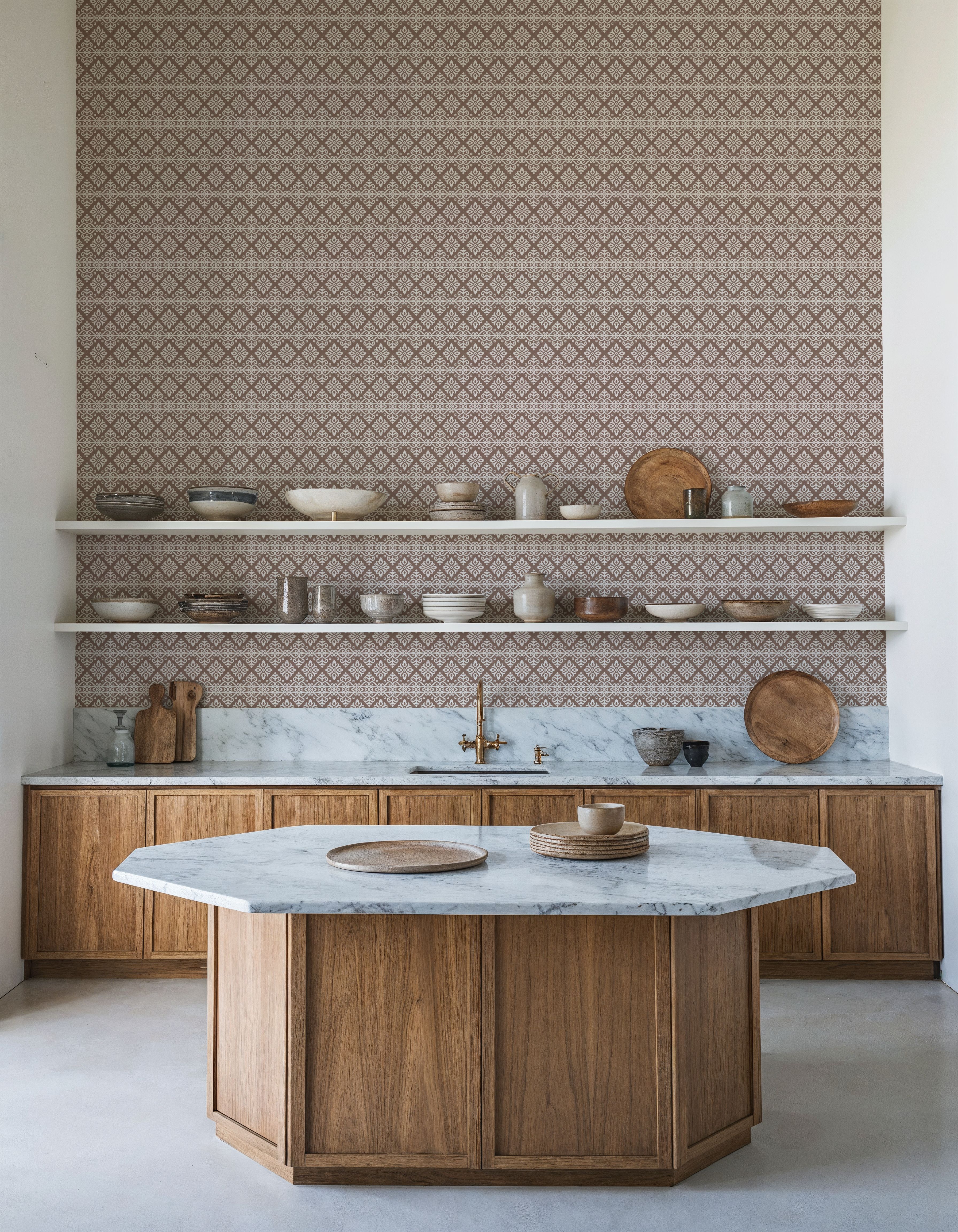 Amadora Squares Taupe