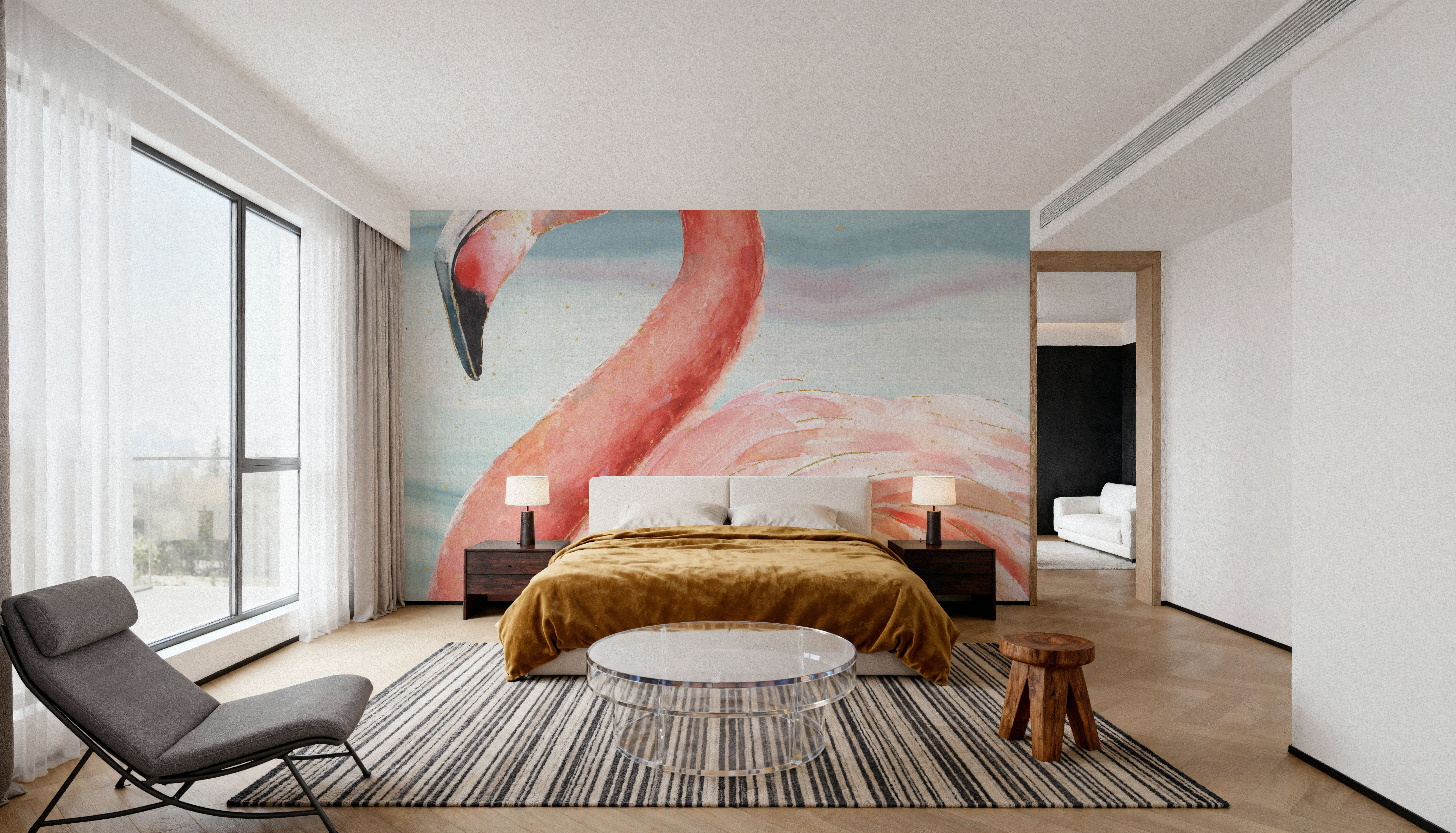 Gracefully Pink III Water Wash