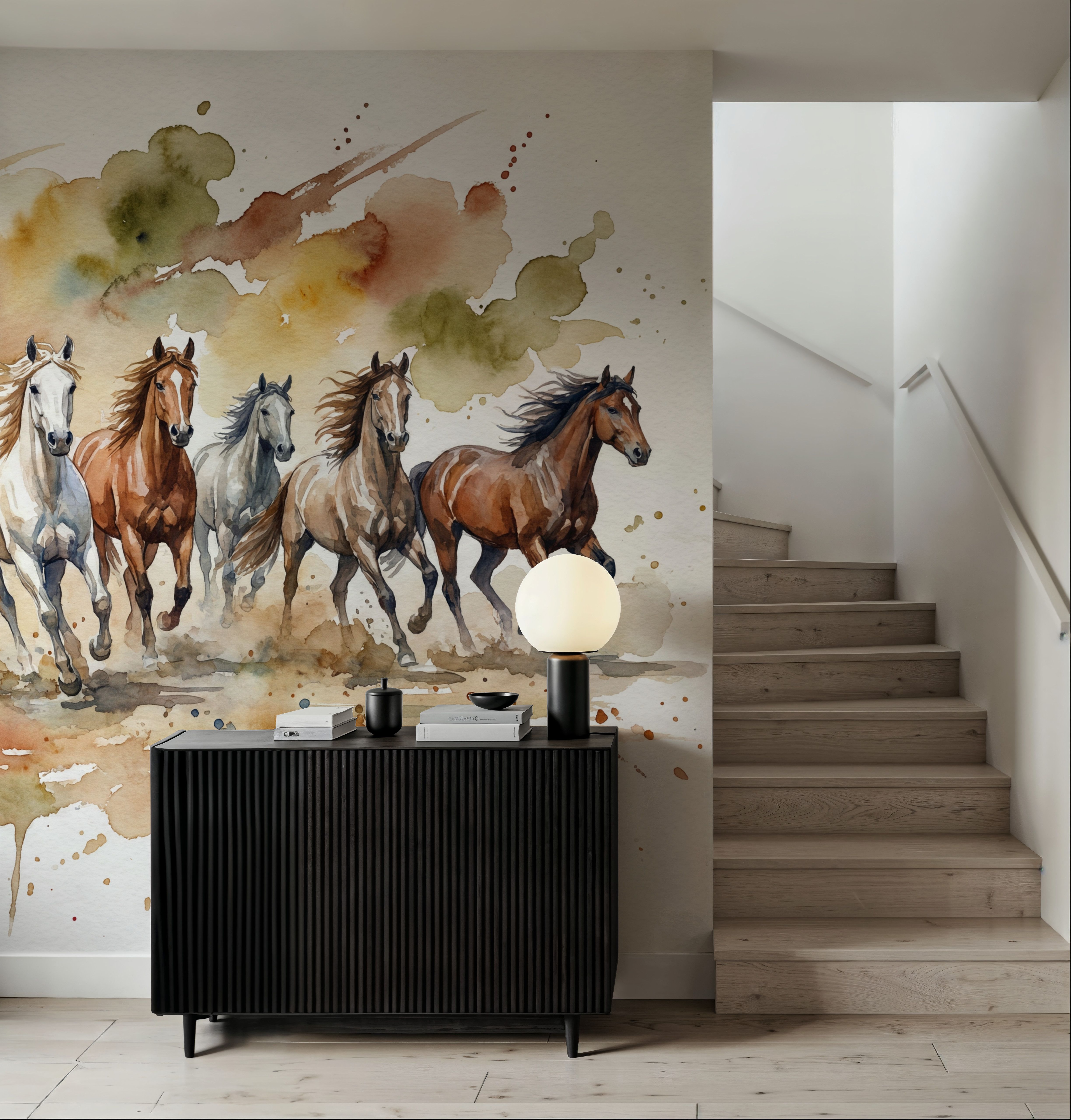 Wild Horses - Watercolor Spirit Animals Series