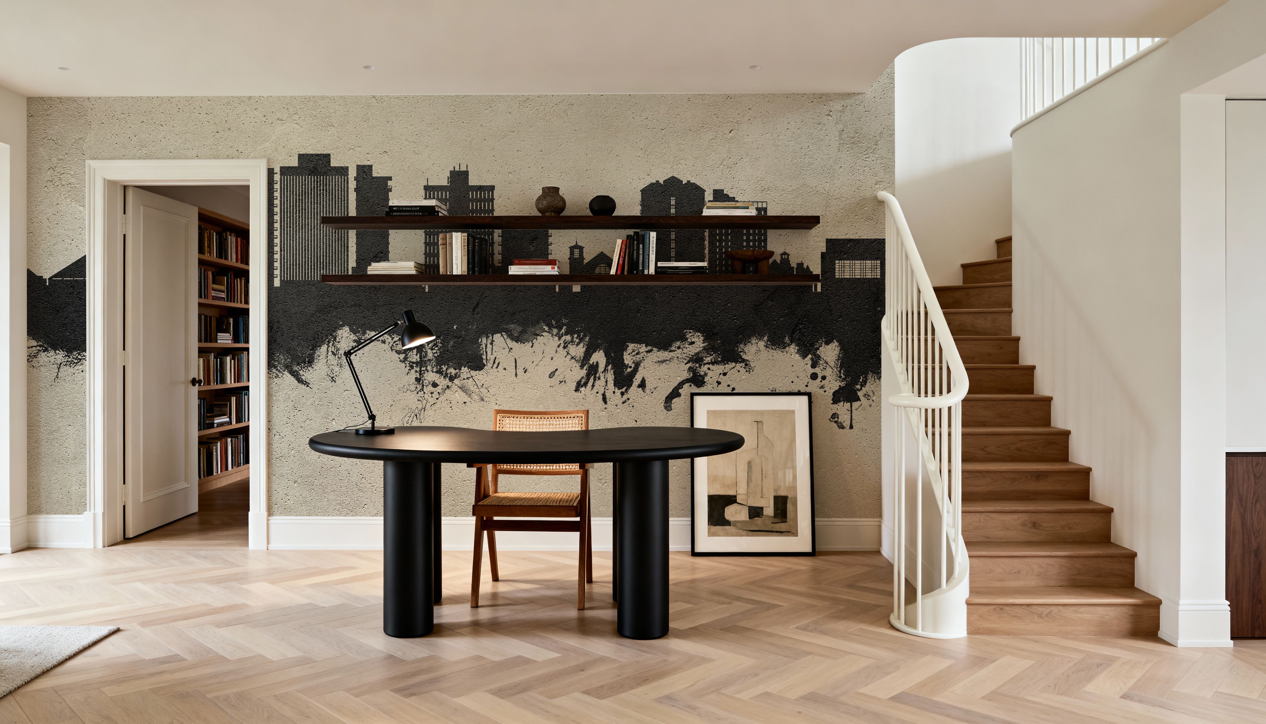 San Mateo California Skyline Concrete, Wallpaper