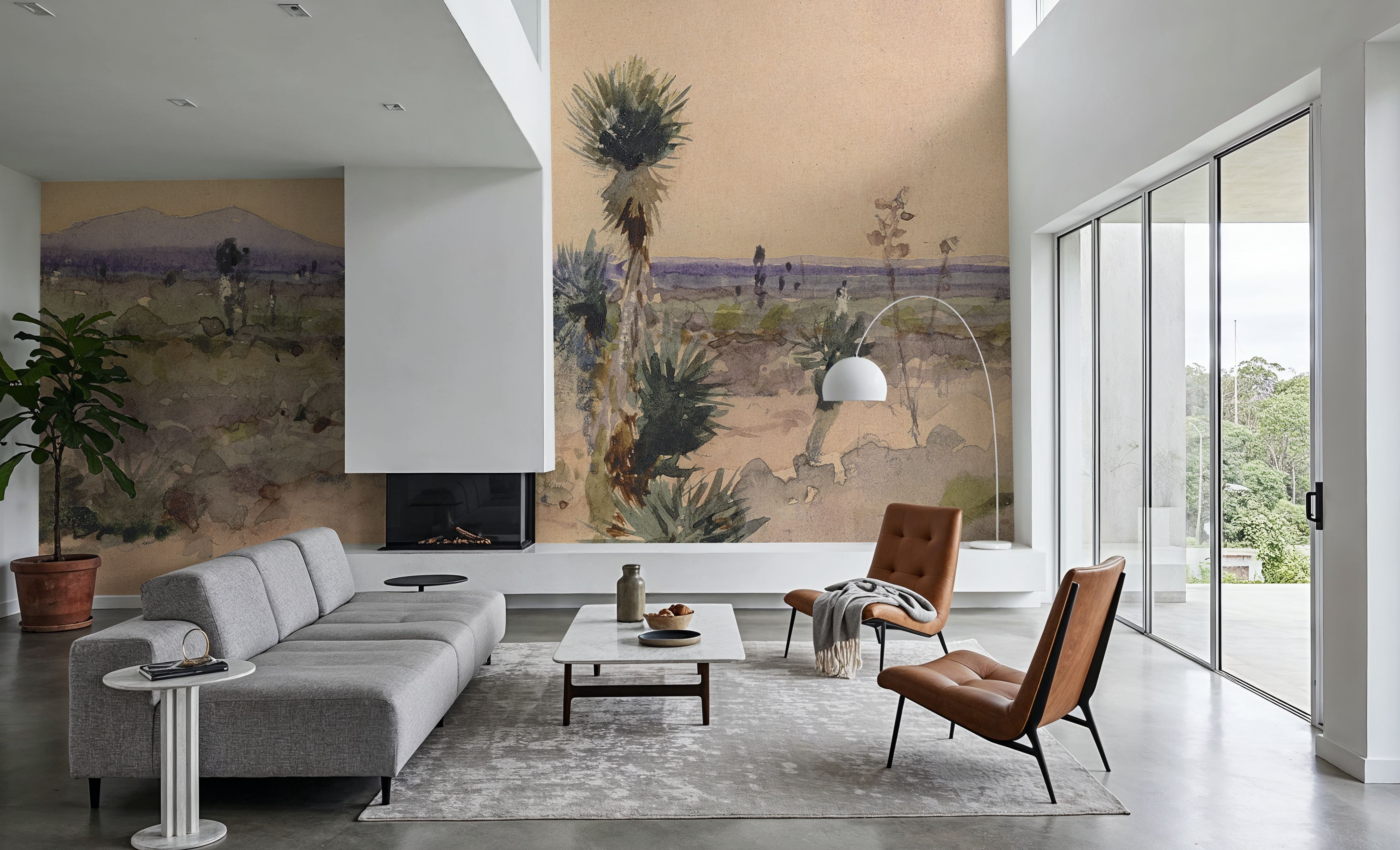 Yuccaland, Chihuahua, Behang