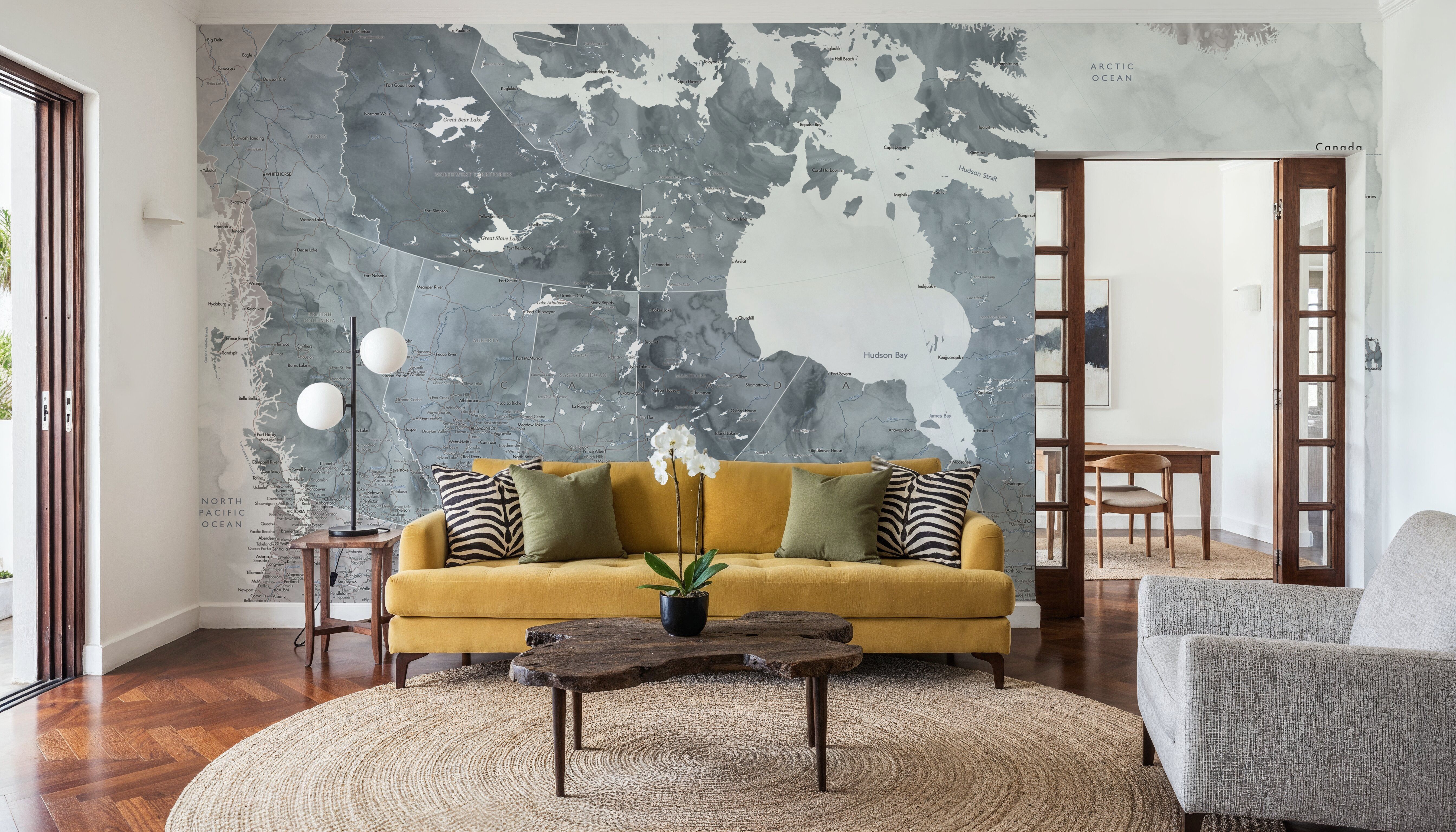 Canada Map Detailed - Estela