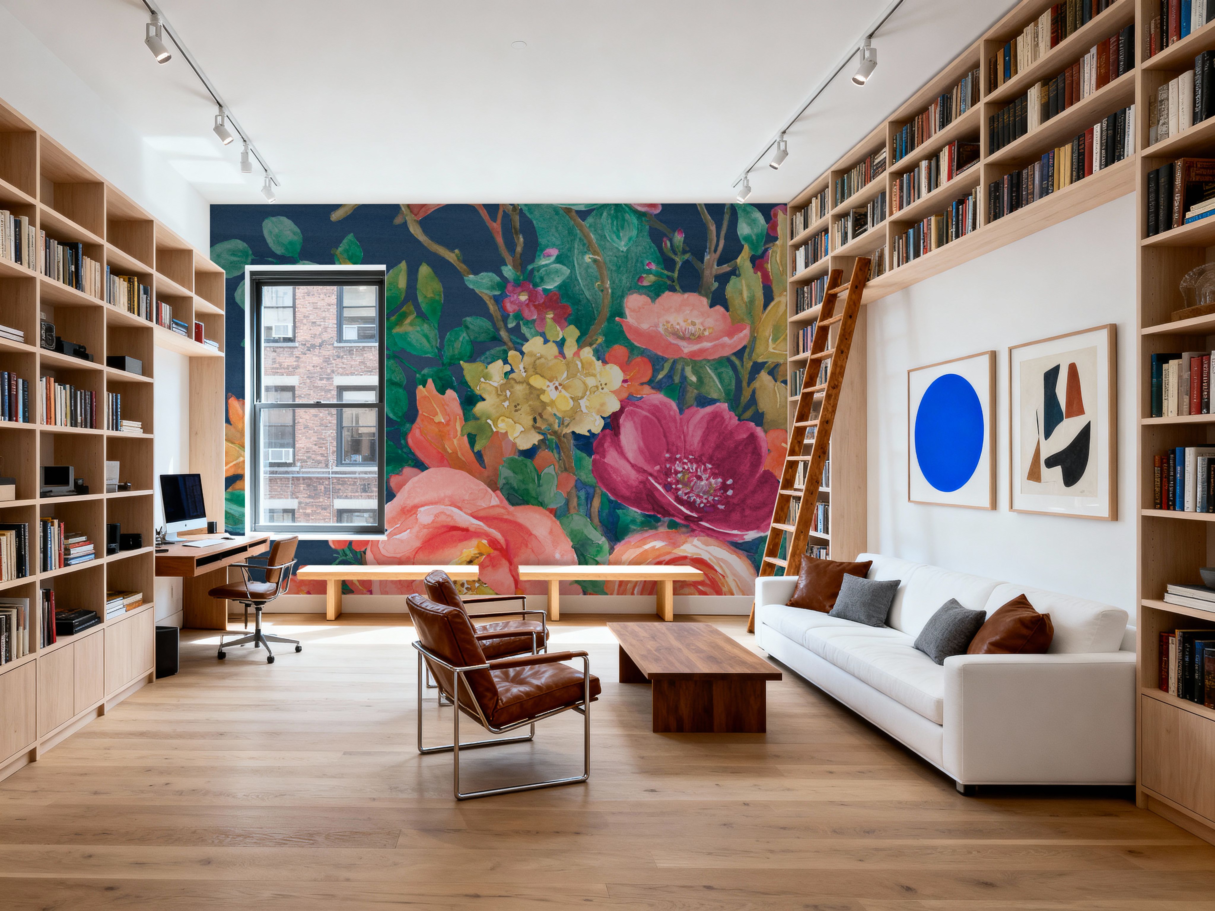 Floral Drama VII, Wallpaper