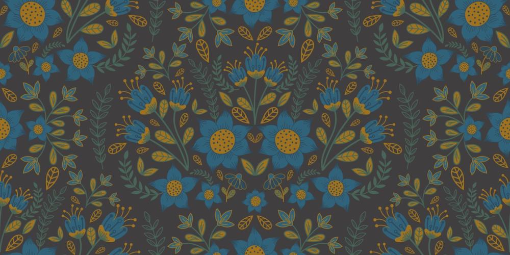 Enchanted Garden Mirrored, Dark