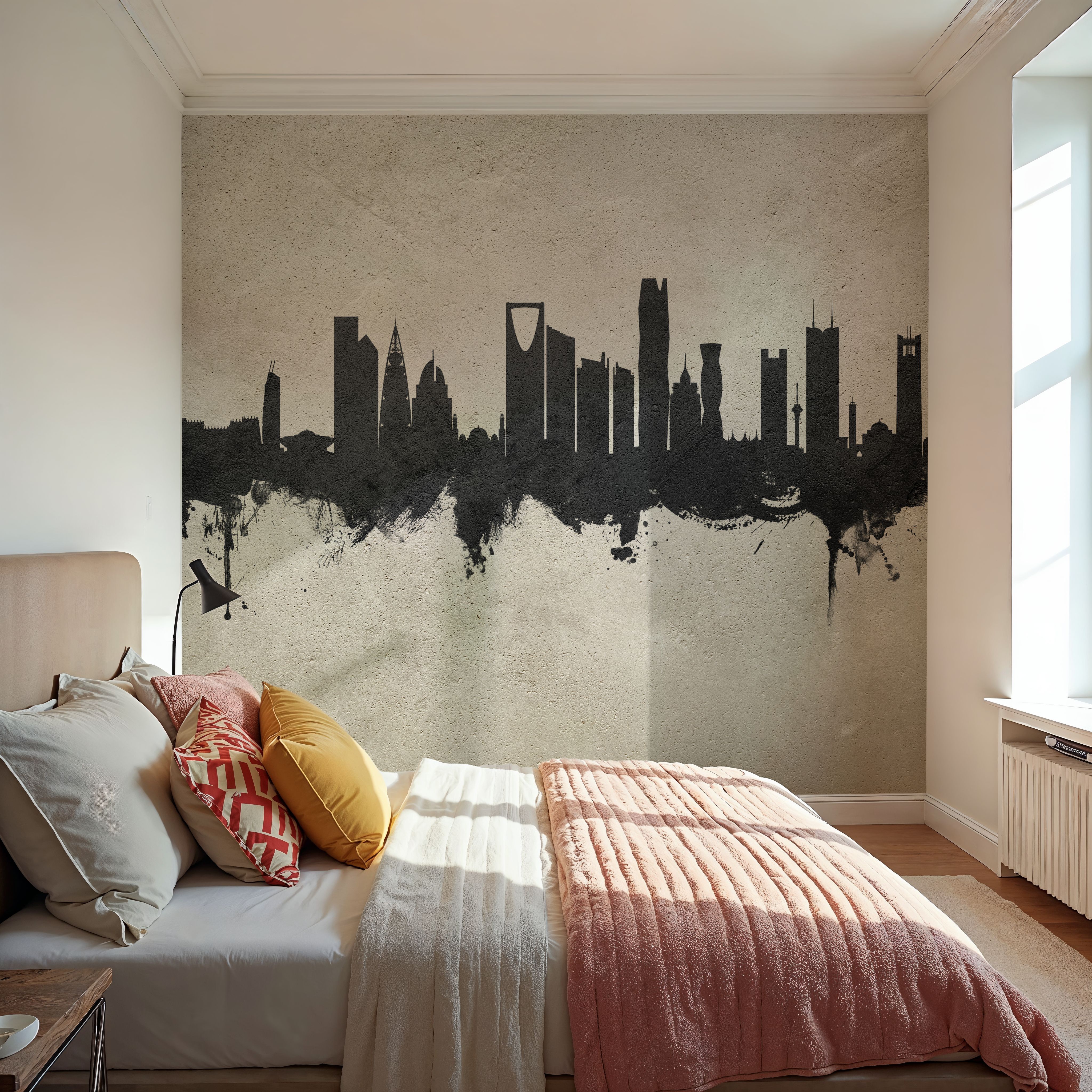 Riyadh Saudi Arabia Skyline Concrete