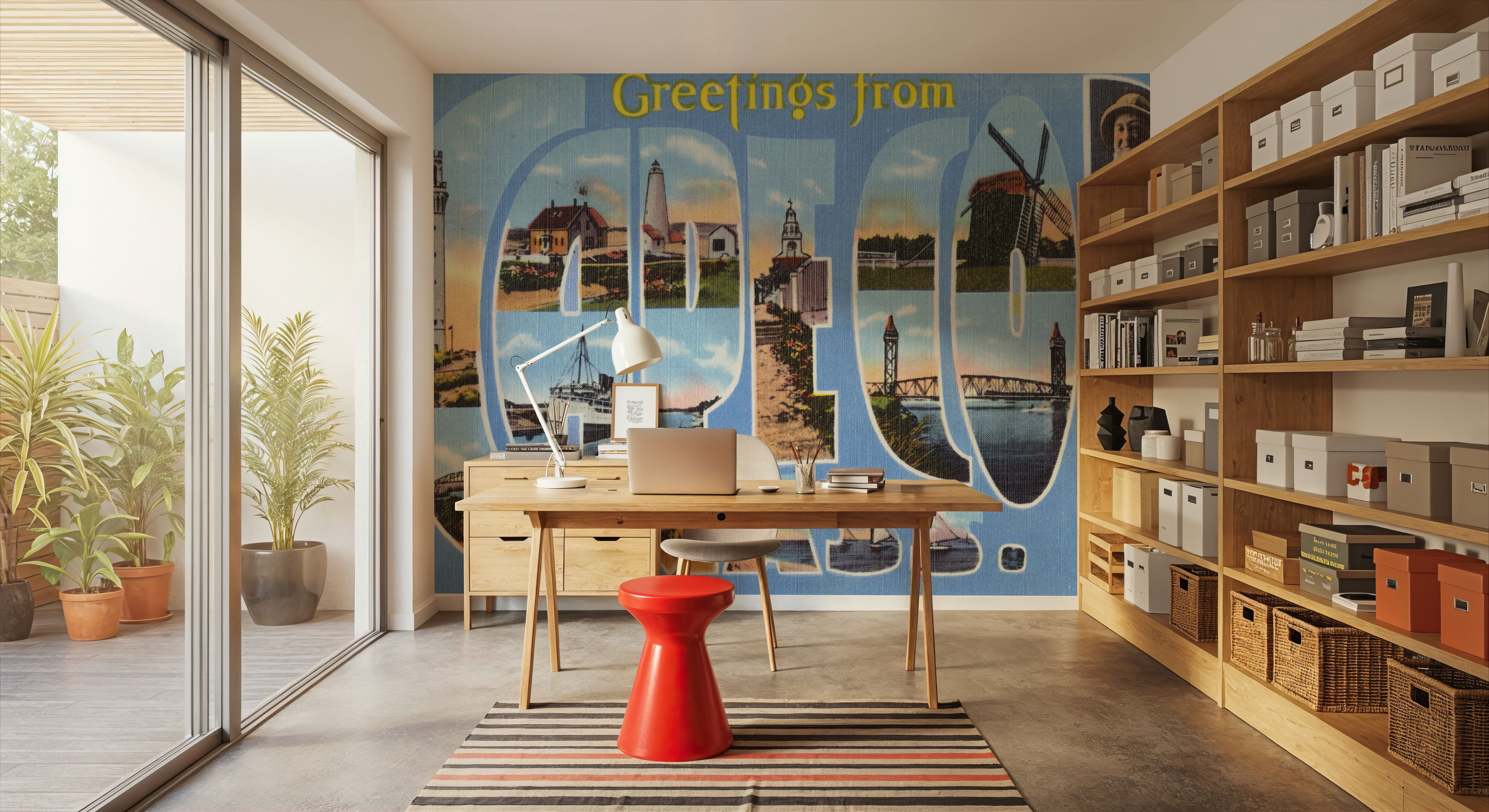 Greetings from Cape Cod - Screenprint Postcard