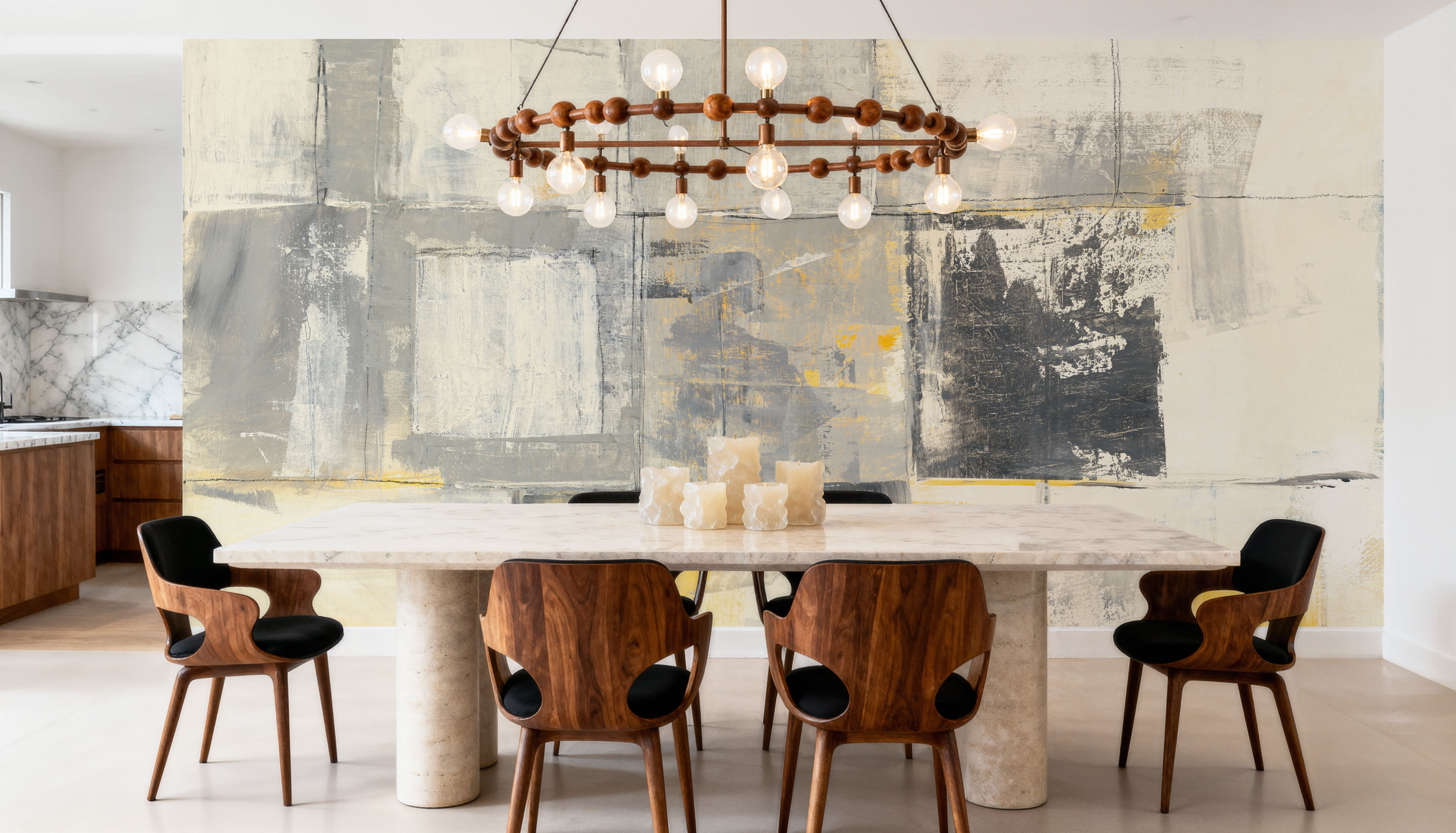 Gray and Yellow Blocks I