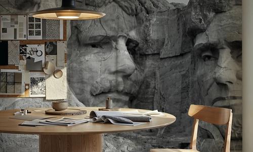 Mount Rushmore, Black And White