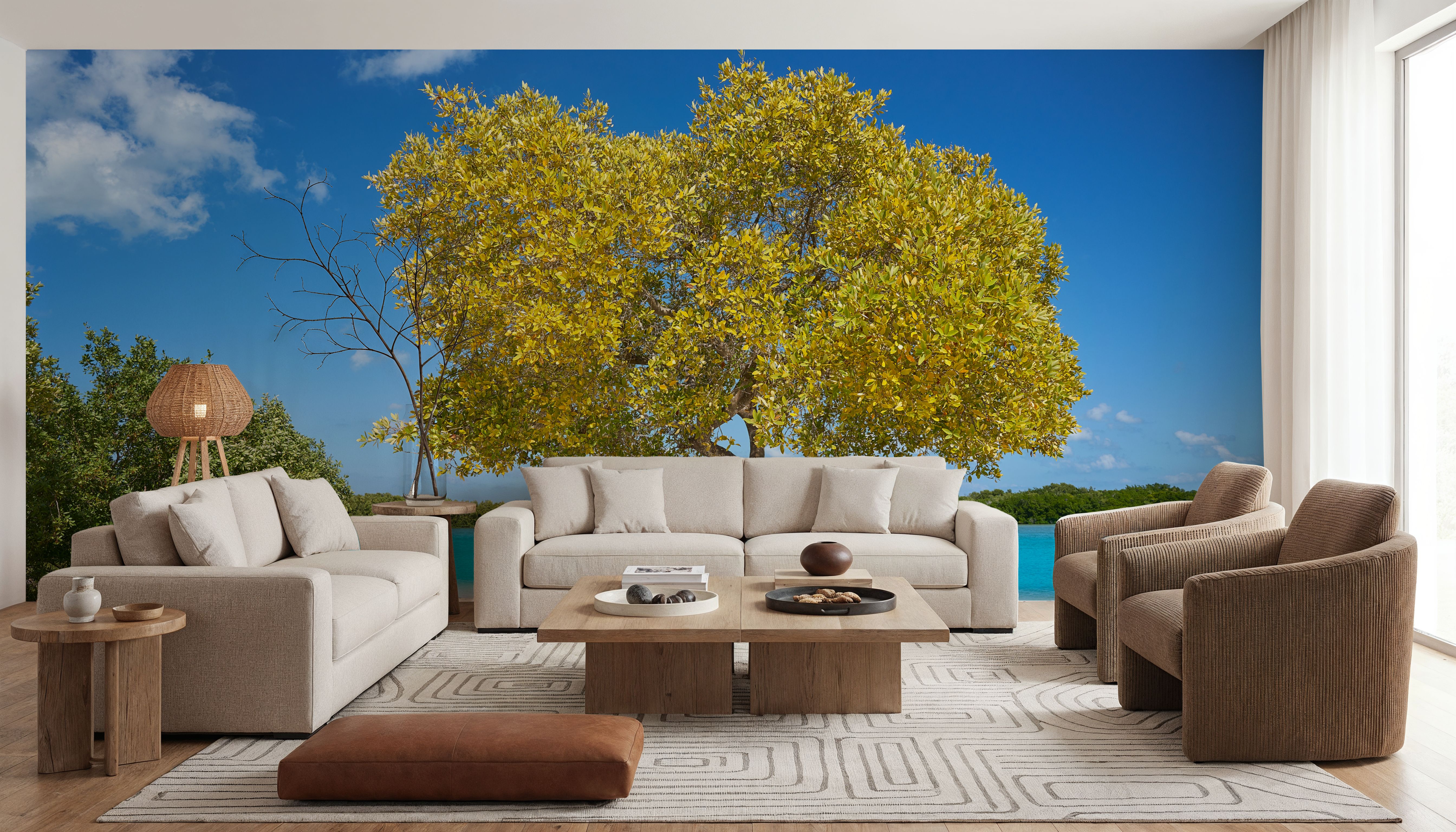 Solitary Paradise, Wallpaper