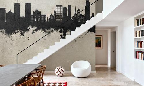 Syracuse New York Skyline Concrete