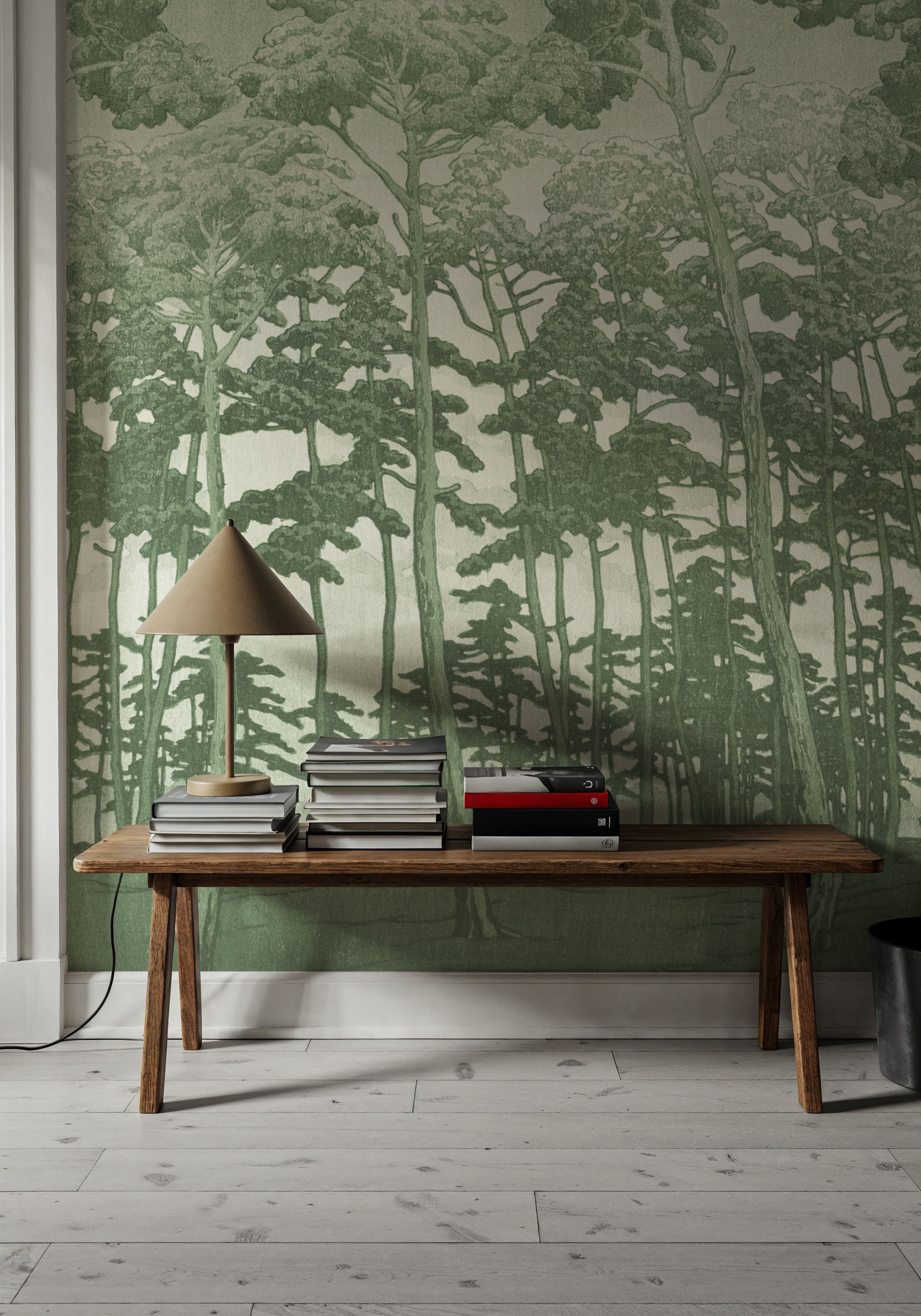 Tranquil Pinescape, Linden Green