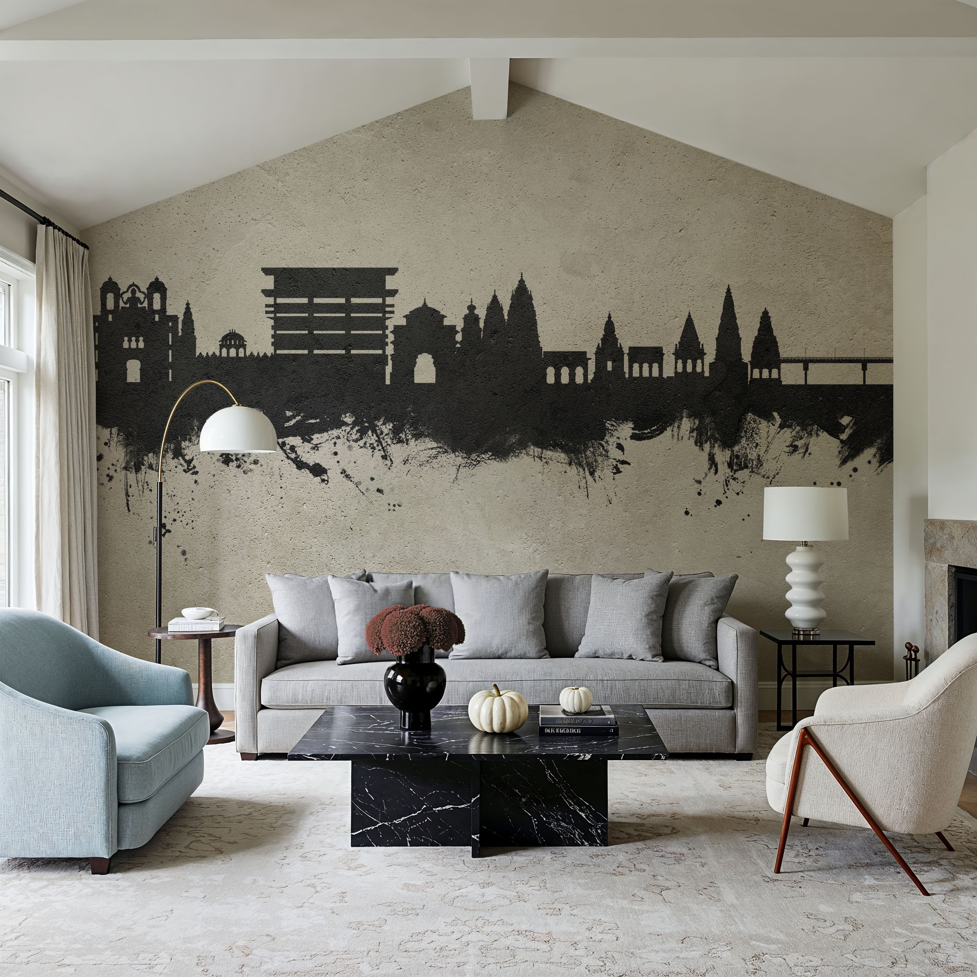 Pandharpur India Skyline Concrete