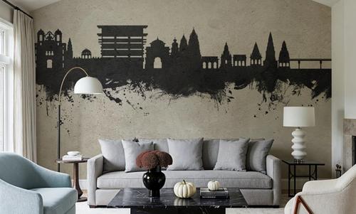 Pandharpur India Skyline Concrete