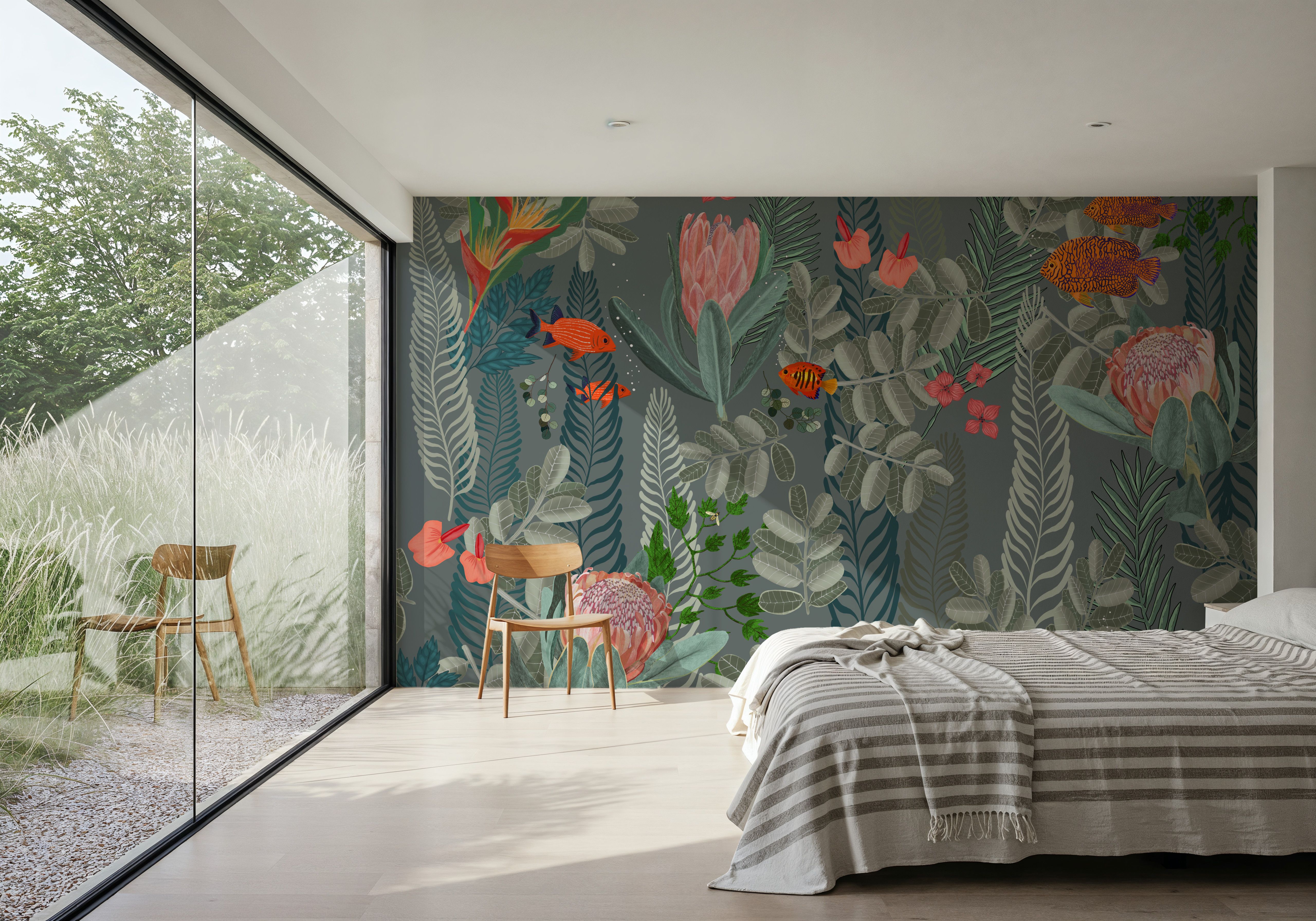 Botanical Tanger, Wallpaper