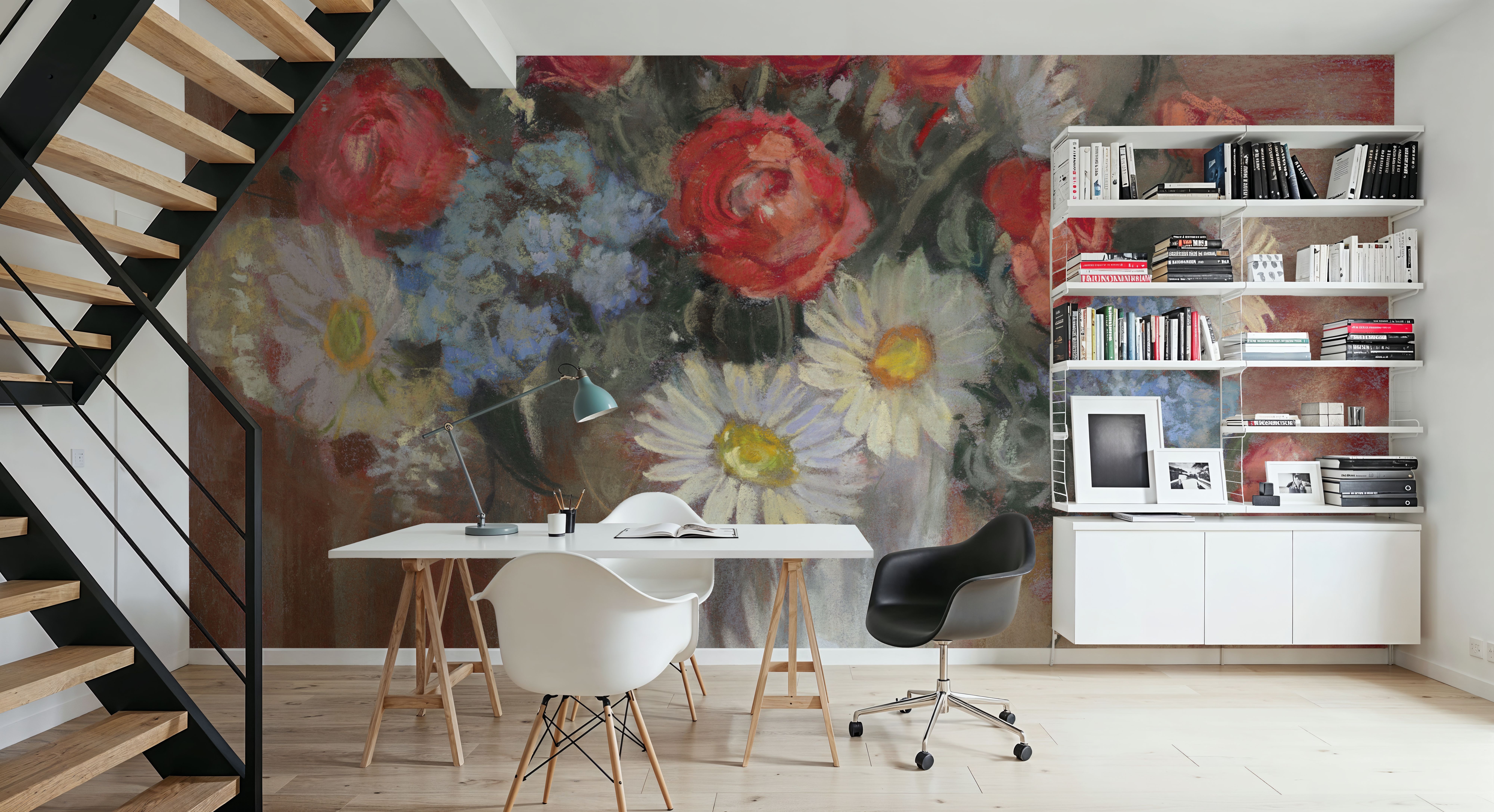 Vase of Flowers Patriotic