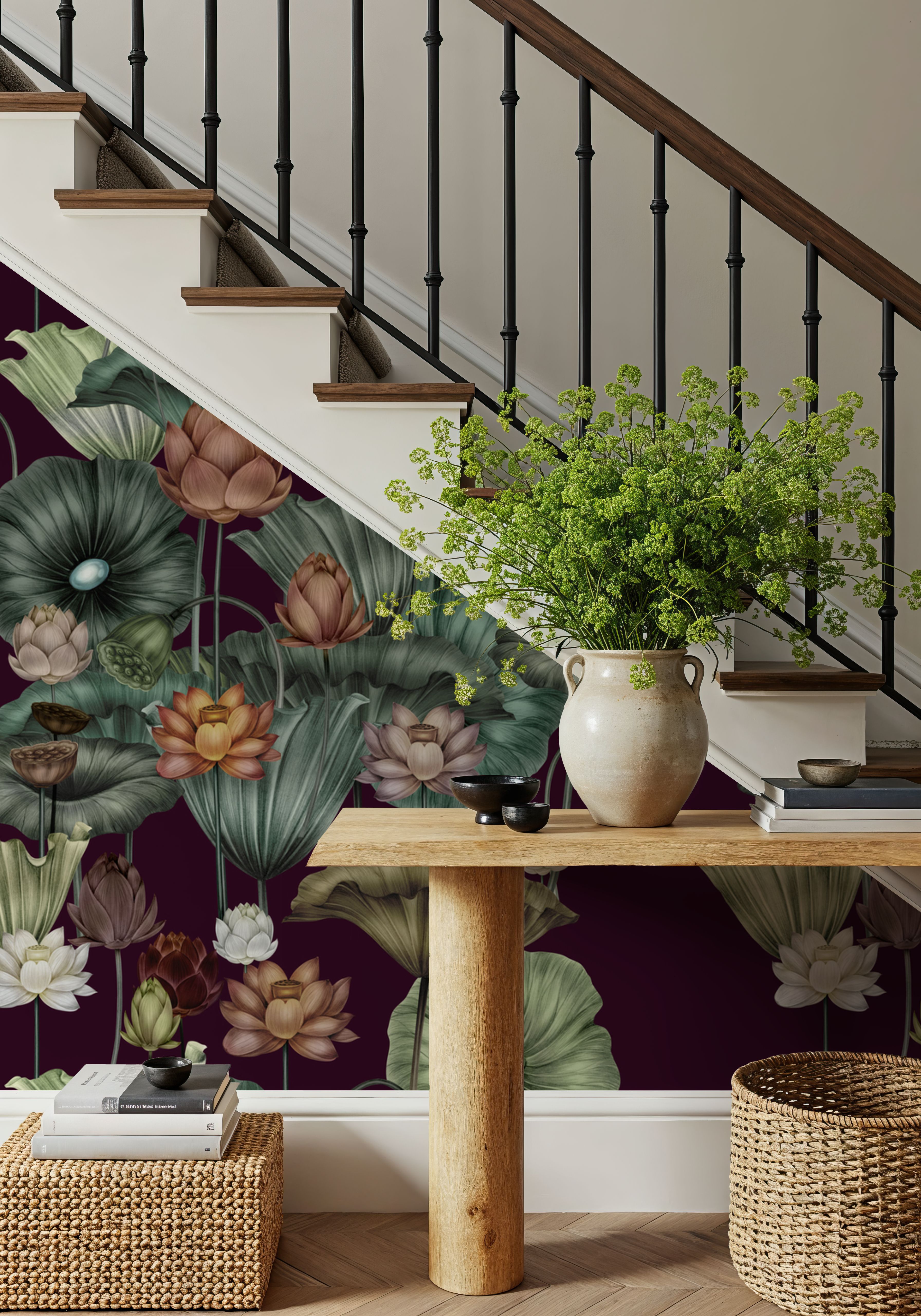 Magical Lotus, Burgundy